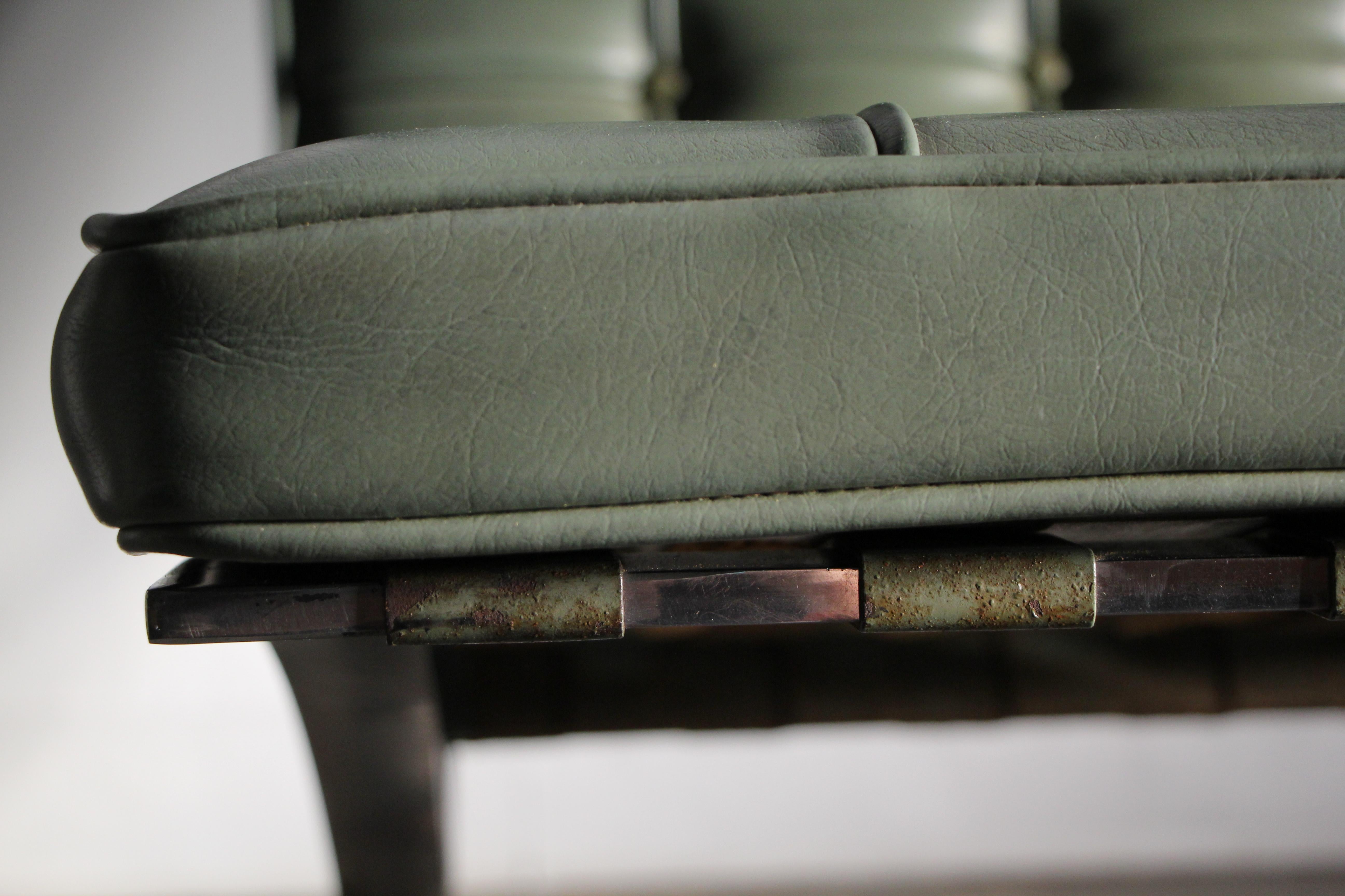 Barcelona Chairs from Richard Neutra's Lovell Health House, 1940s For Sale 8