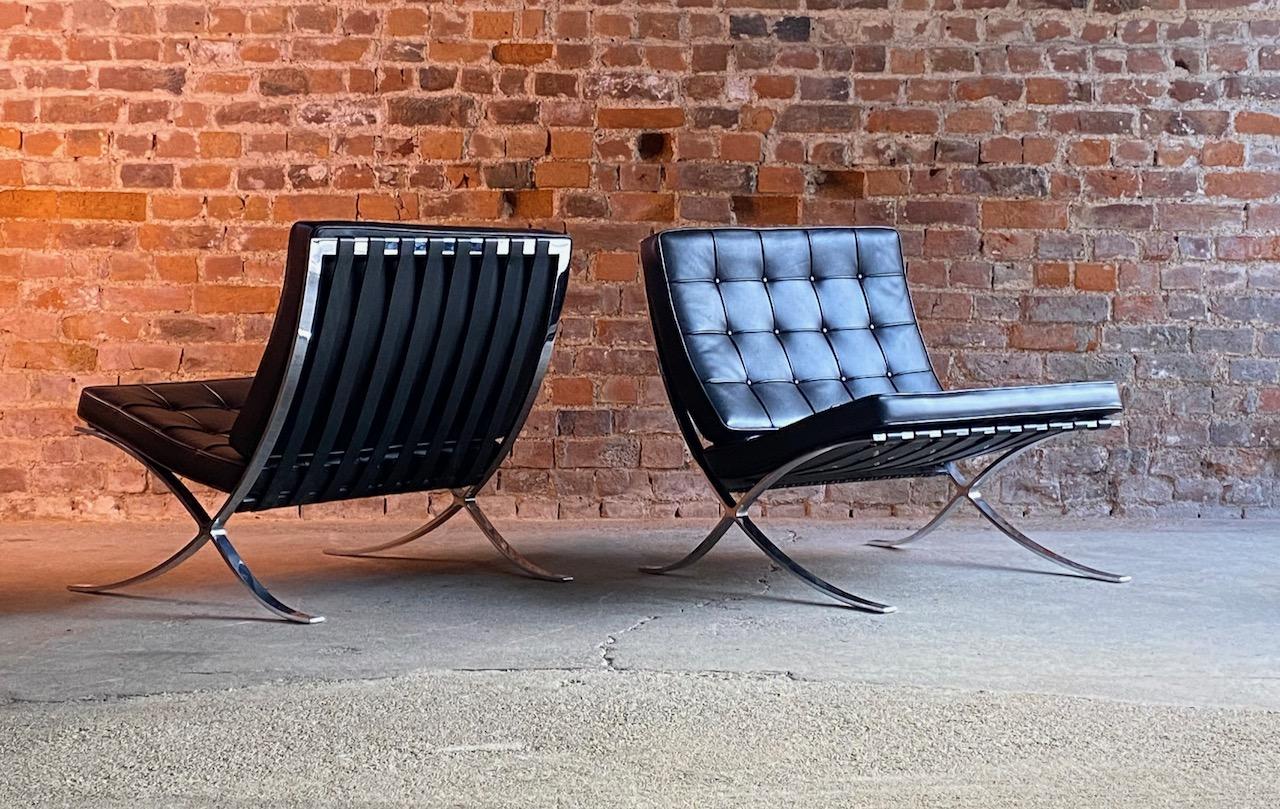 Contemporary Barcelona Chairs & Stools by Knoll Studio Mies van der Rohe, USA, circa 2014
