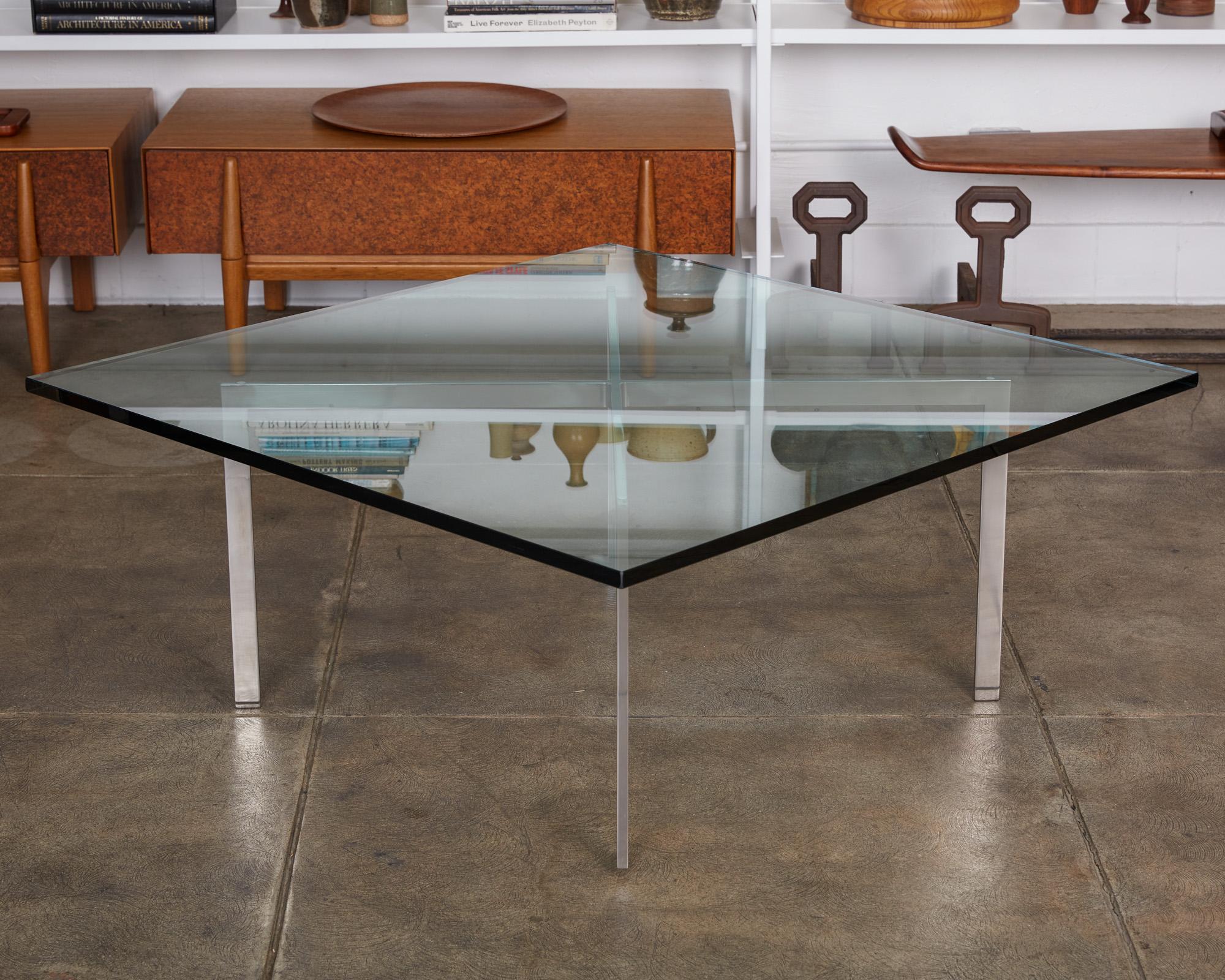 American Barcelona Coffee Table by Ludwig Mies van der Rohe for Knoll