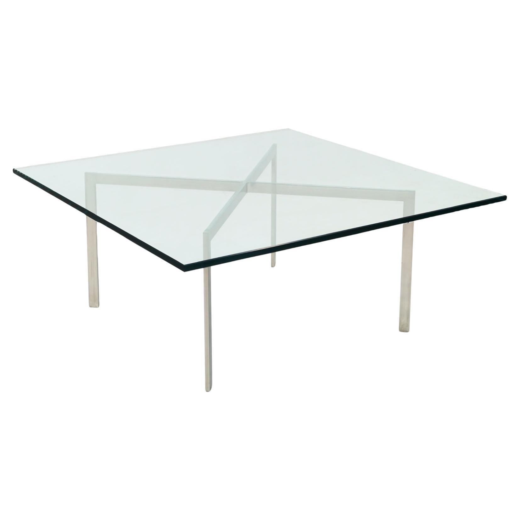 Barcelona Coffee Table by Mies van der Rohe for Knoll, Early 1960s Production