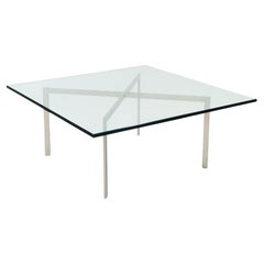 Used Barcelona Coffee Table by Mies van der Rohe for Knoll, Early 1960s Production