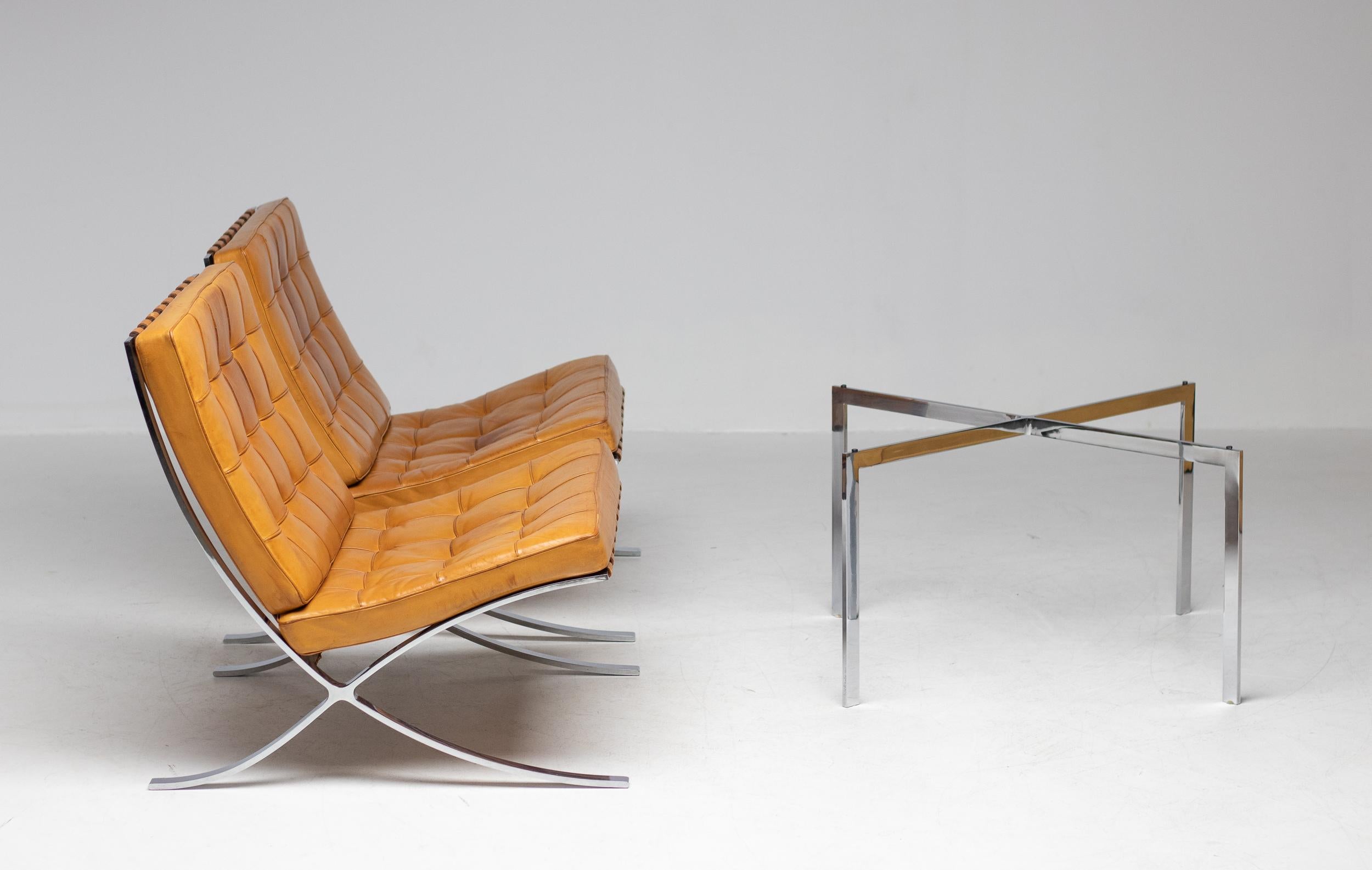 Tavolino Barcelona di Mies Van Der Rohe per Knoll in vendita 2