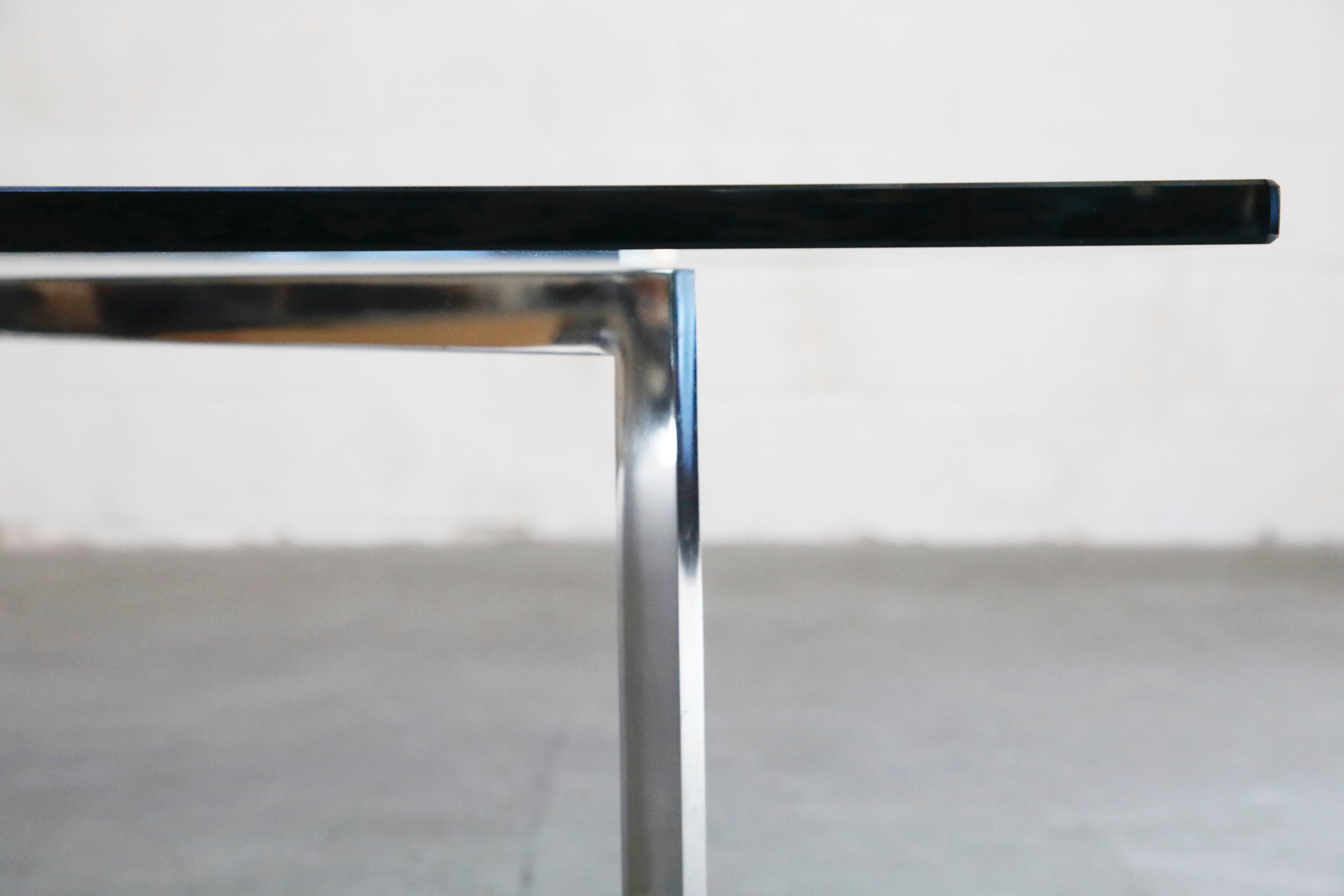 Barcelona Coffee Table by Mies van der Rohe for Knoll International, Signed 7