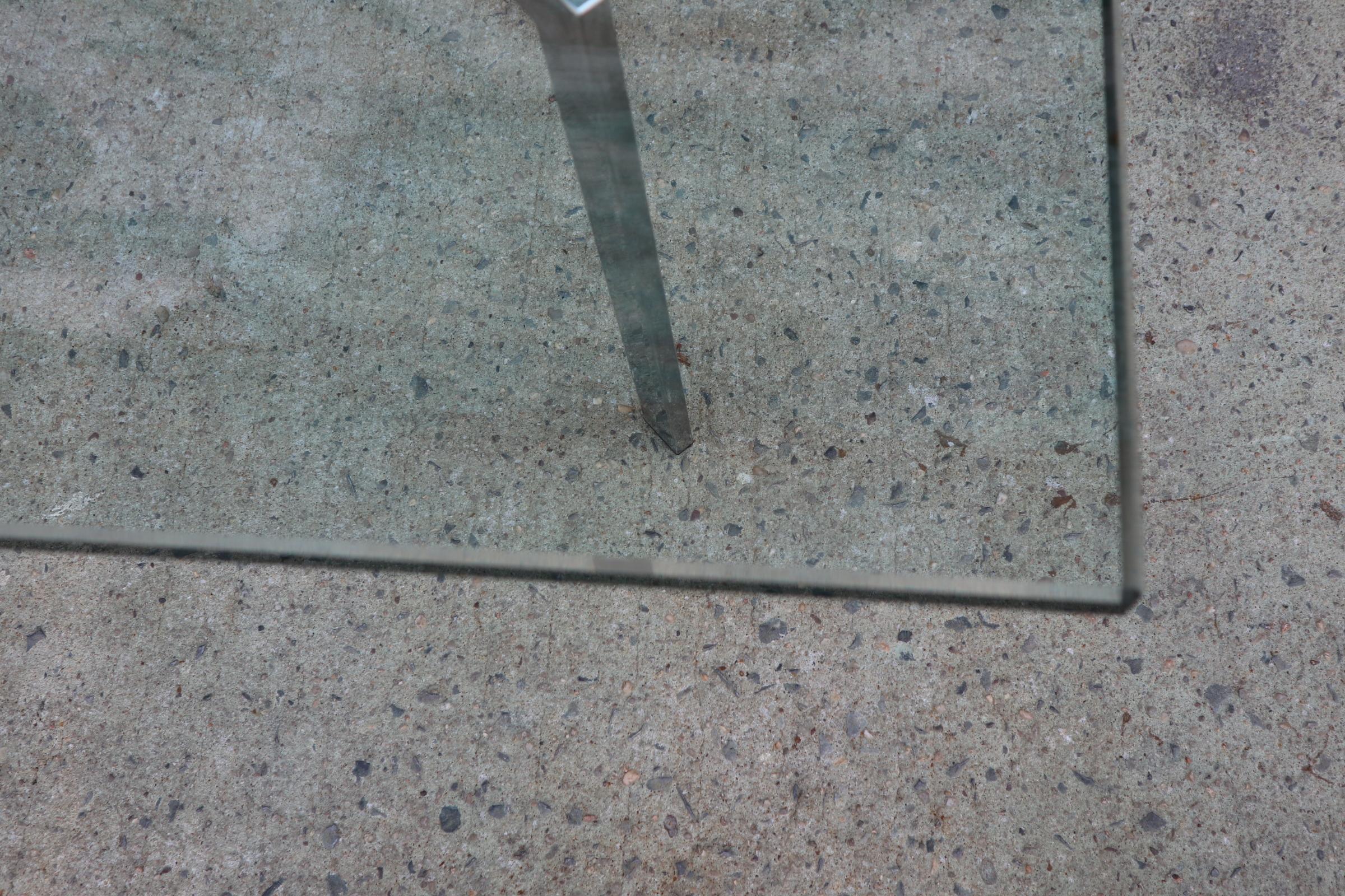 American Barcelona Coffee Table in Style of Mies van der Rohe