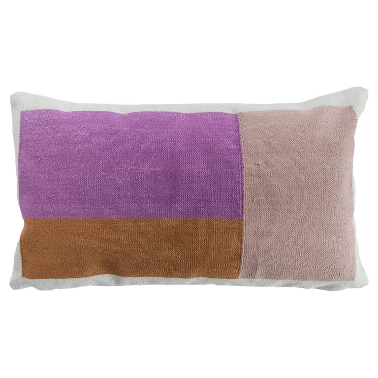 Barcelona Colorblock Lumbar Pillow For Sale at 1stDibs