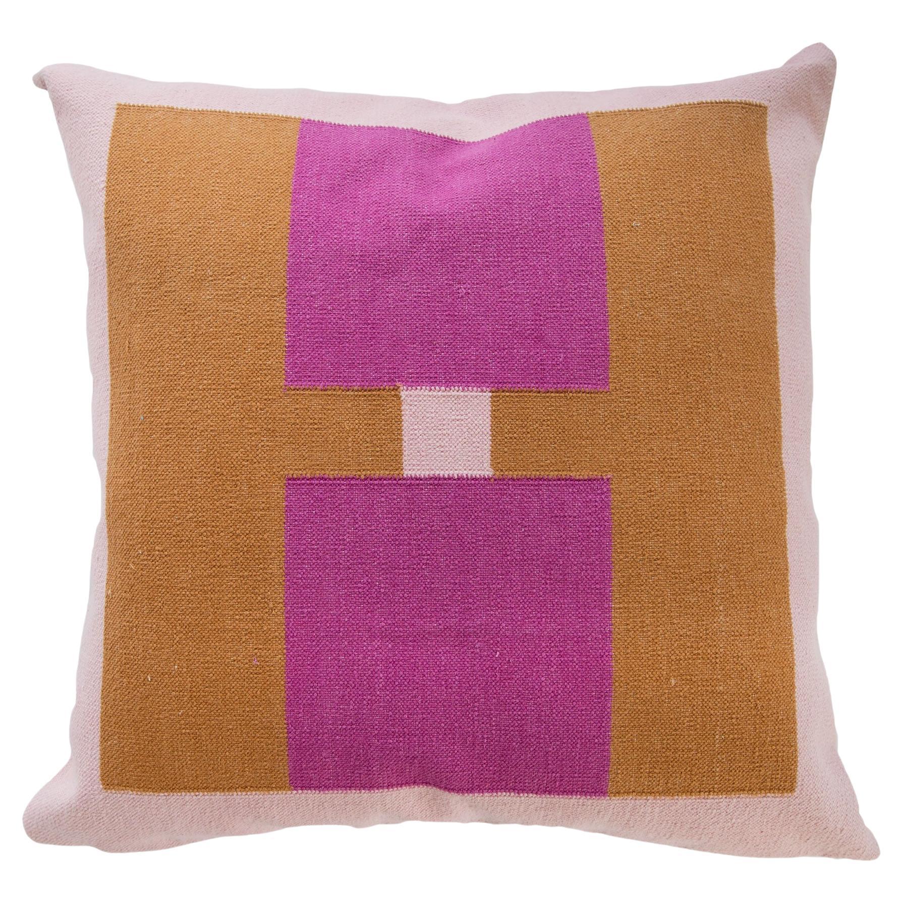 Barcelona Colorblock Pillow - Pink For Sale