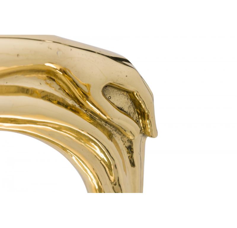 Barcelona Design / Salvador Dali Sculptural Solid Polished Brass 