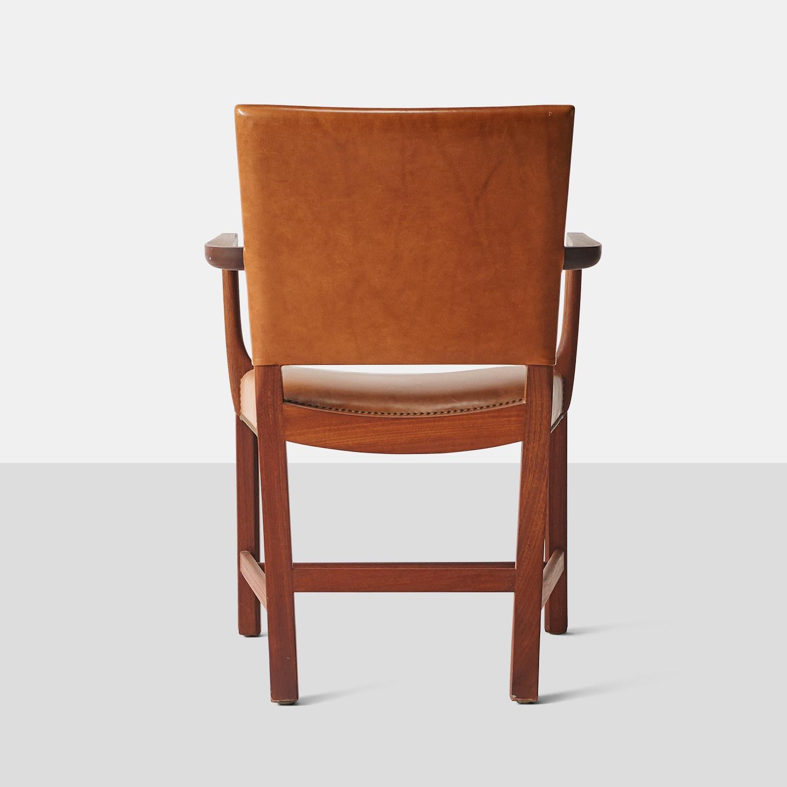 Barcelona Dining Armchair by Kaare Klint In Good Condition In San Francisco, CA