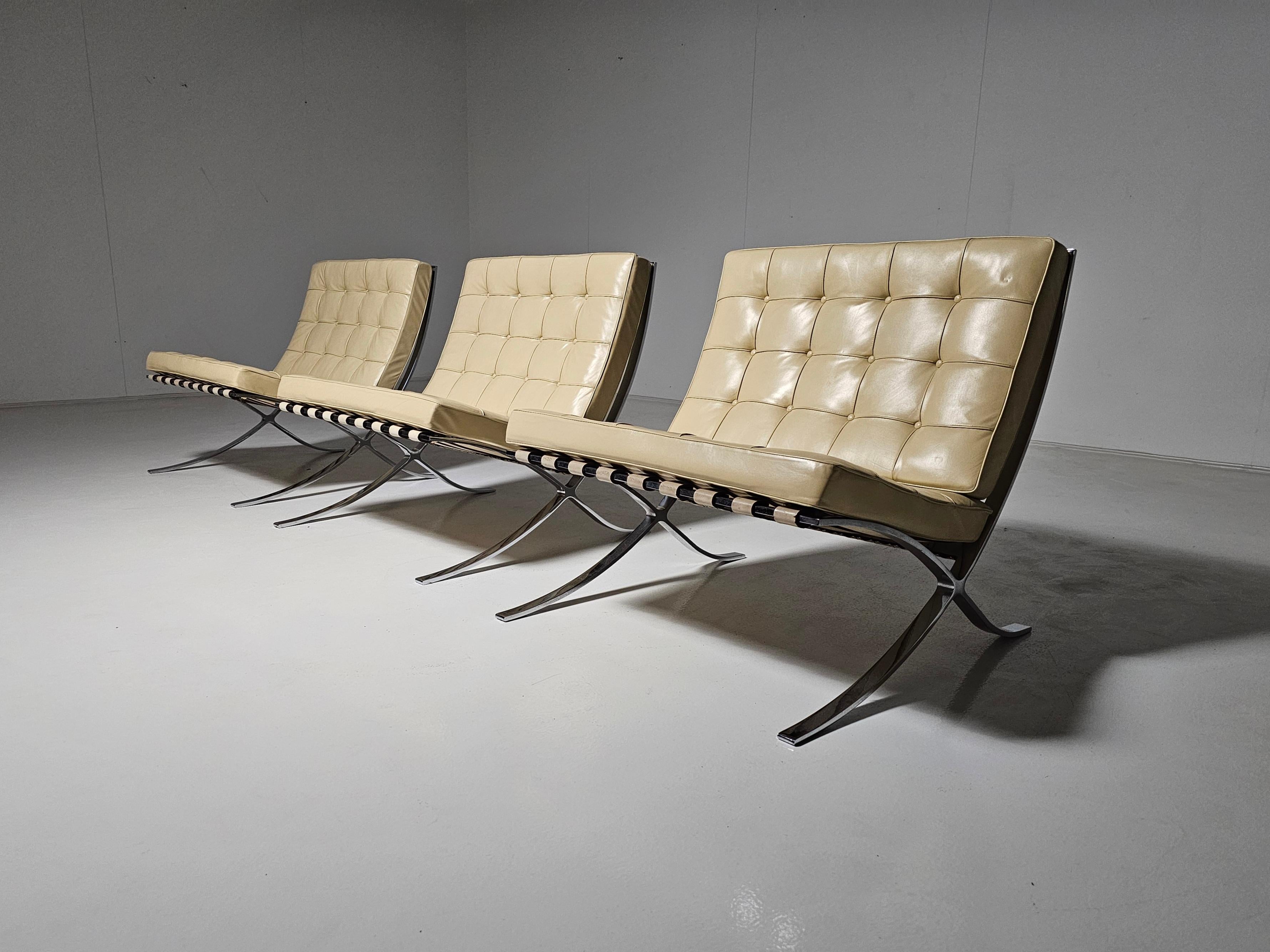 Barcelona-Sessel von Mies van der Rohe für Knoll International, 1960er Jahre im Zustand „Gut“ im Angebot in amstelveen, NL