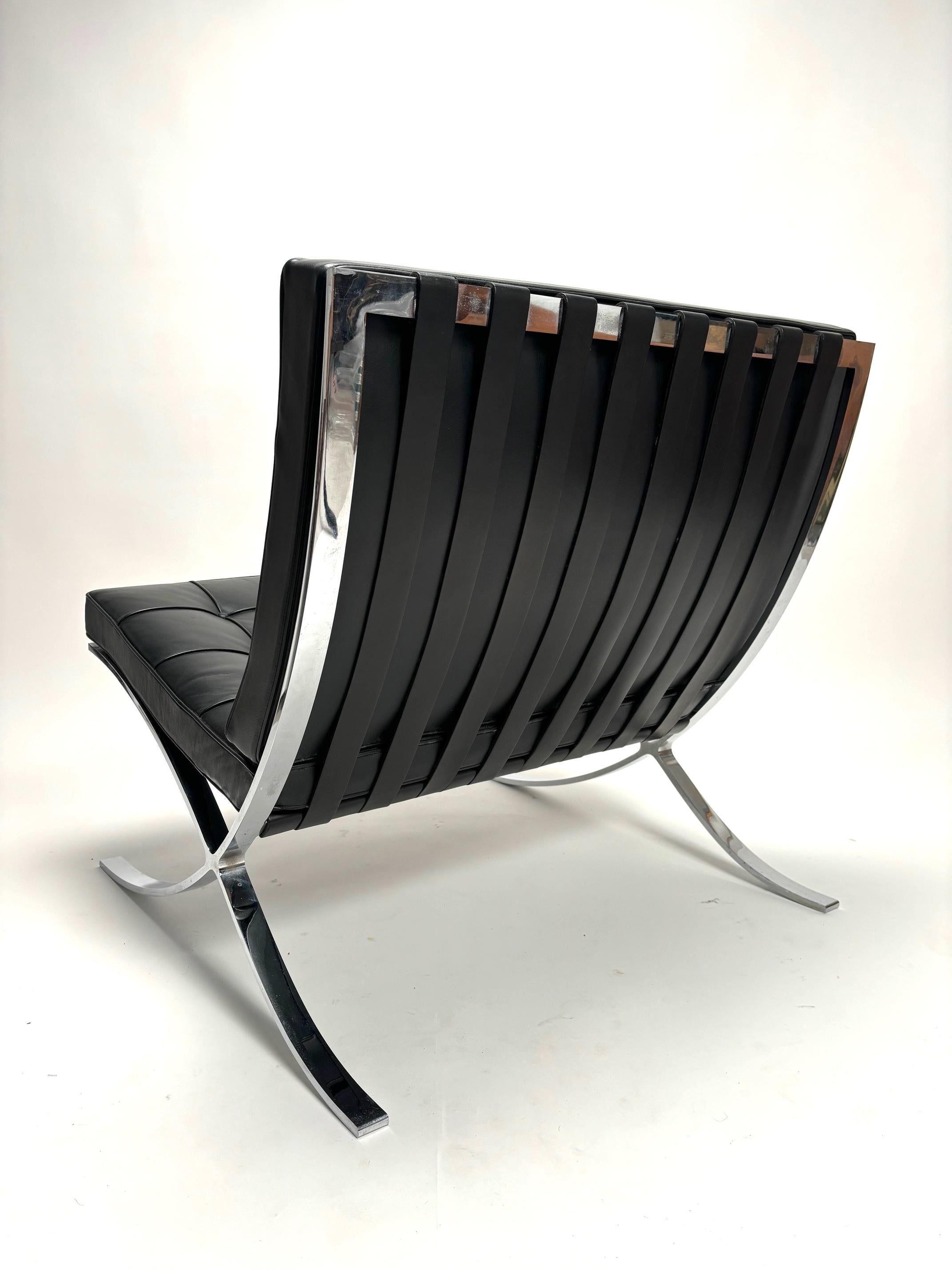 Sedie da salotto Barcelona di Mies van der Rohe per Knoll International (Firmato) in vendita 3