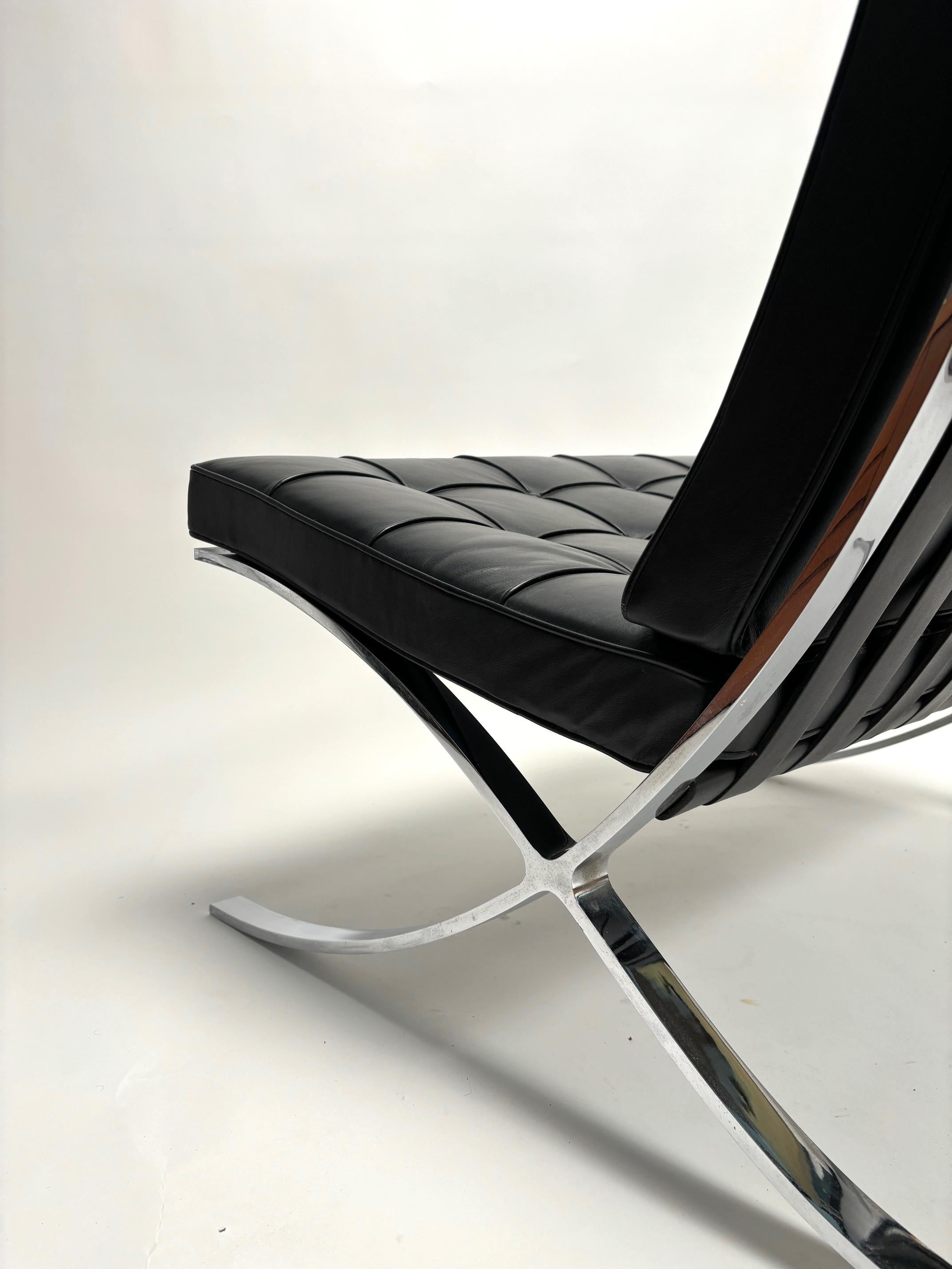 Sedie da salotto Barcelona di Mies van der Rohe per Knoll International (Firmato) in vendita 4