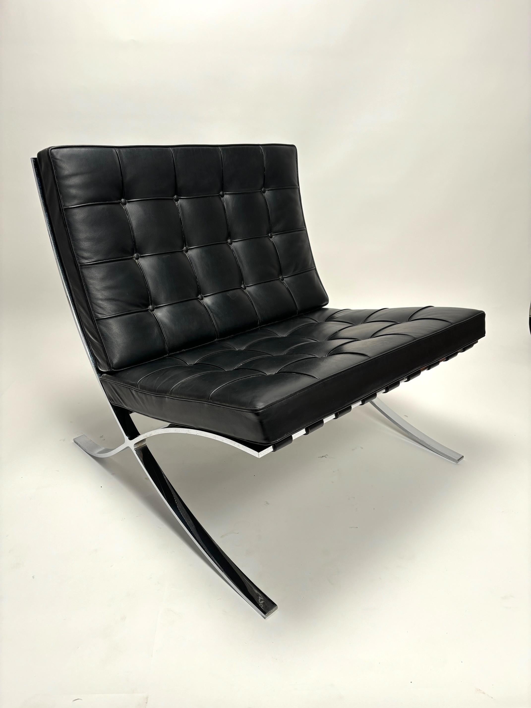 Sedie da salotto Barcelona di Mies van der Rohe per Knoll International (Firmato) in vendita 2