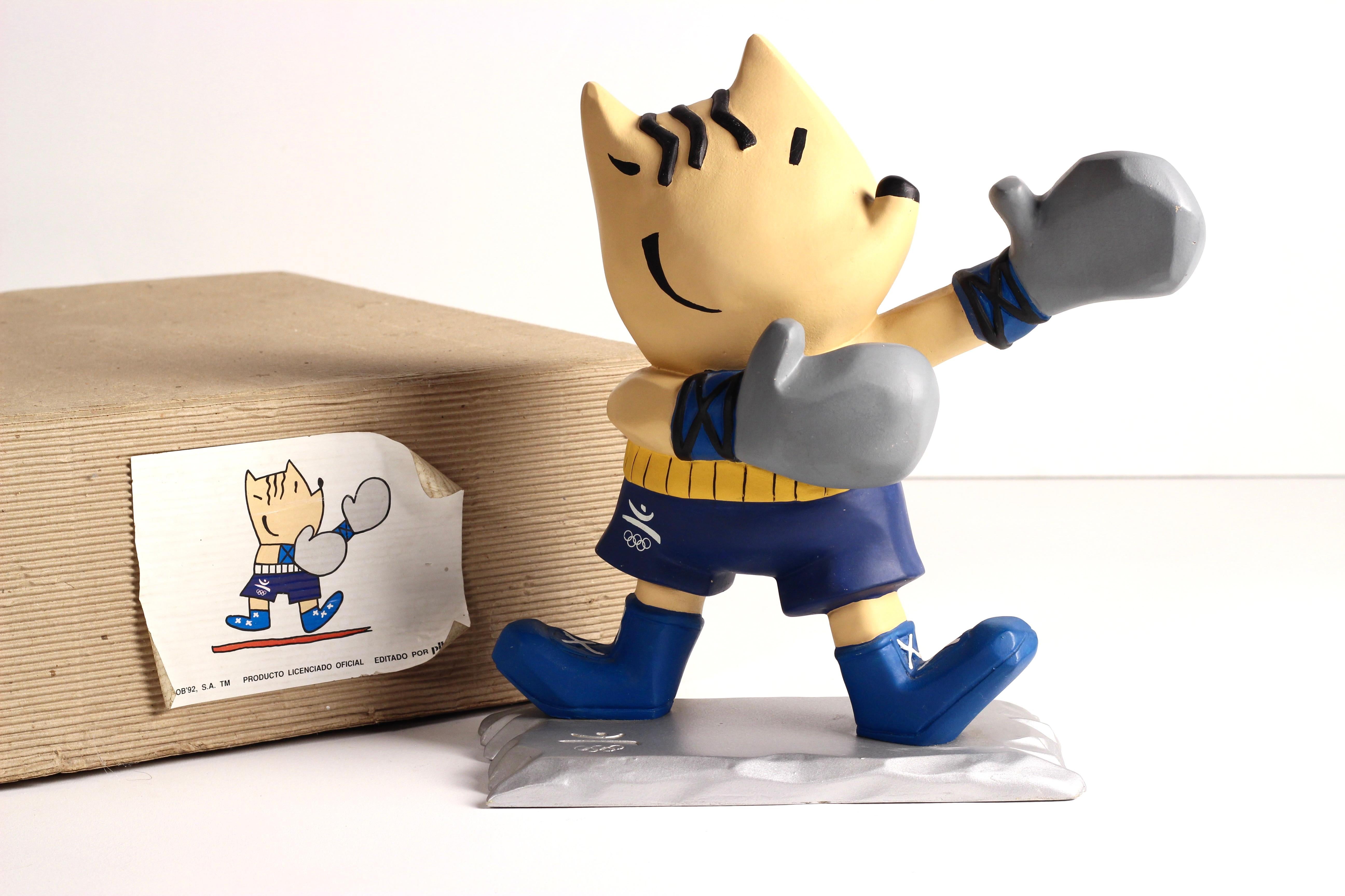 Barcelona Olympische Box Mascot Cobi (1992) von Javier Mariscal im Angebot 4
