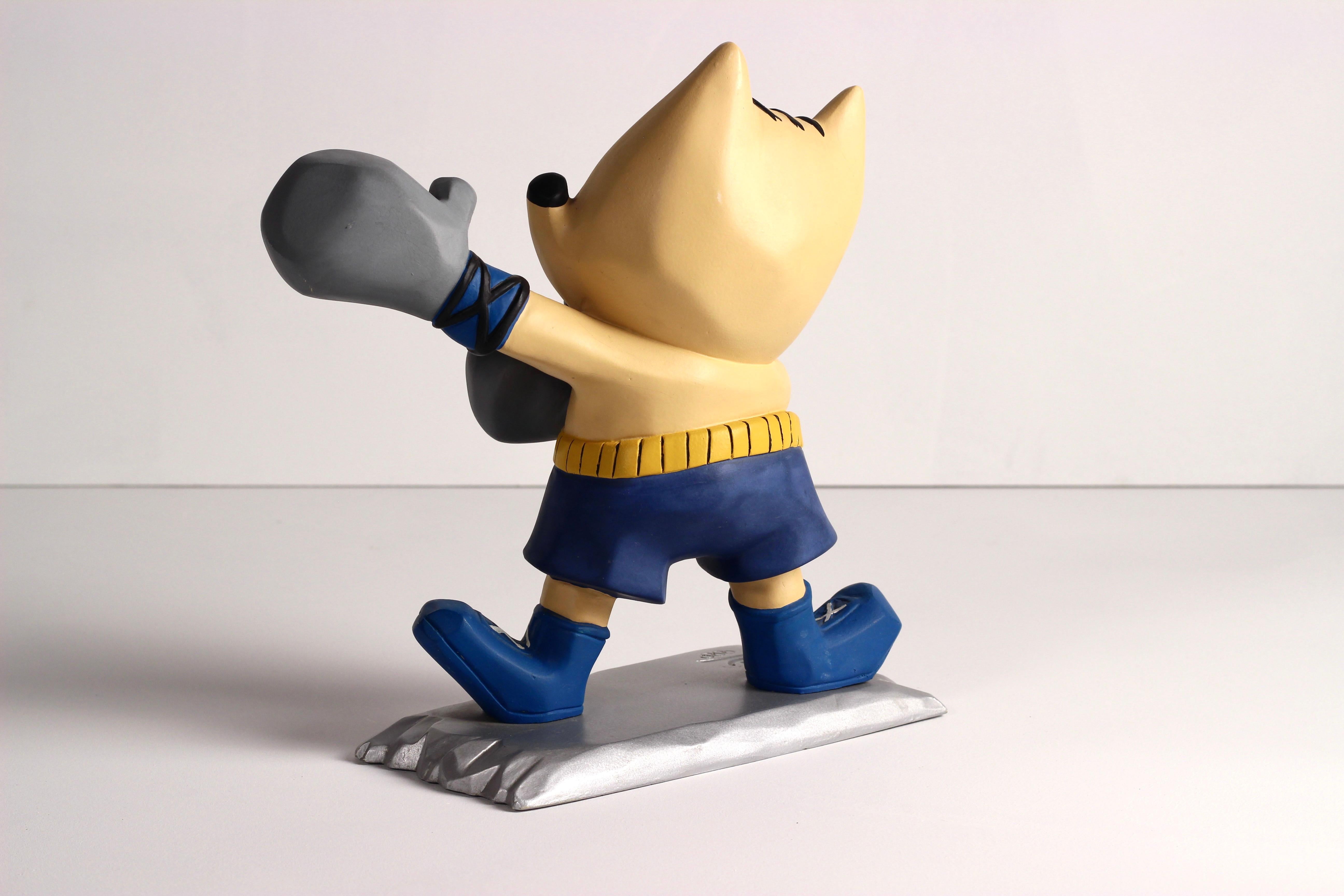 Barcelona Olympische Box Mascot Cobi (1992) von Javier Mariscal (Gegossen) im Angebot