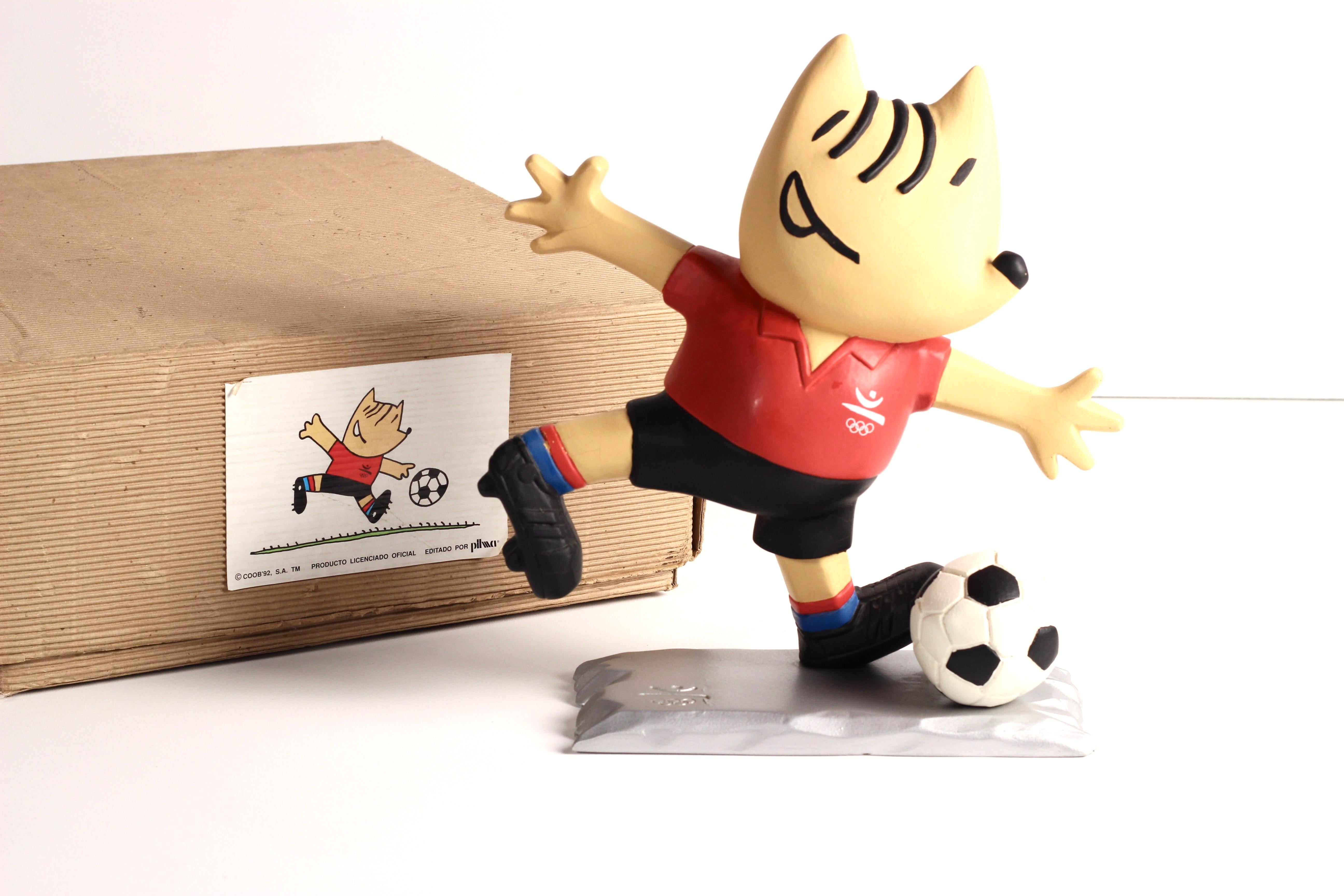 Barcelona Olympischer Fußball Mascot Cobi (1992) von Javier Mariscal im Angebot 3