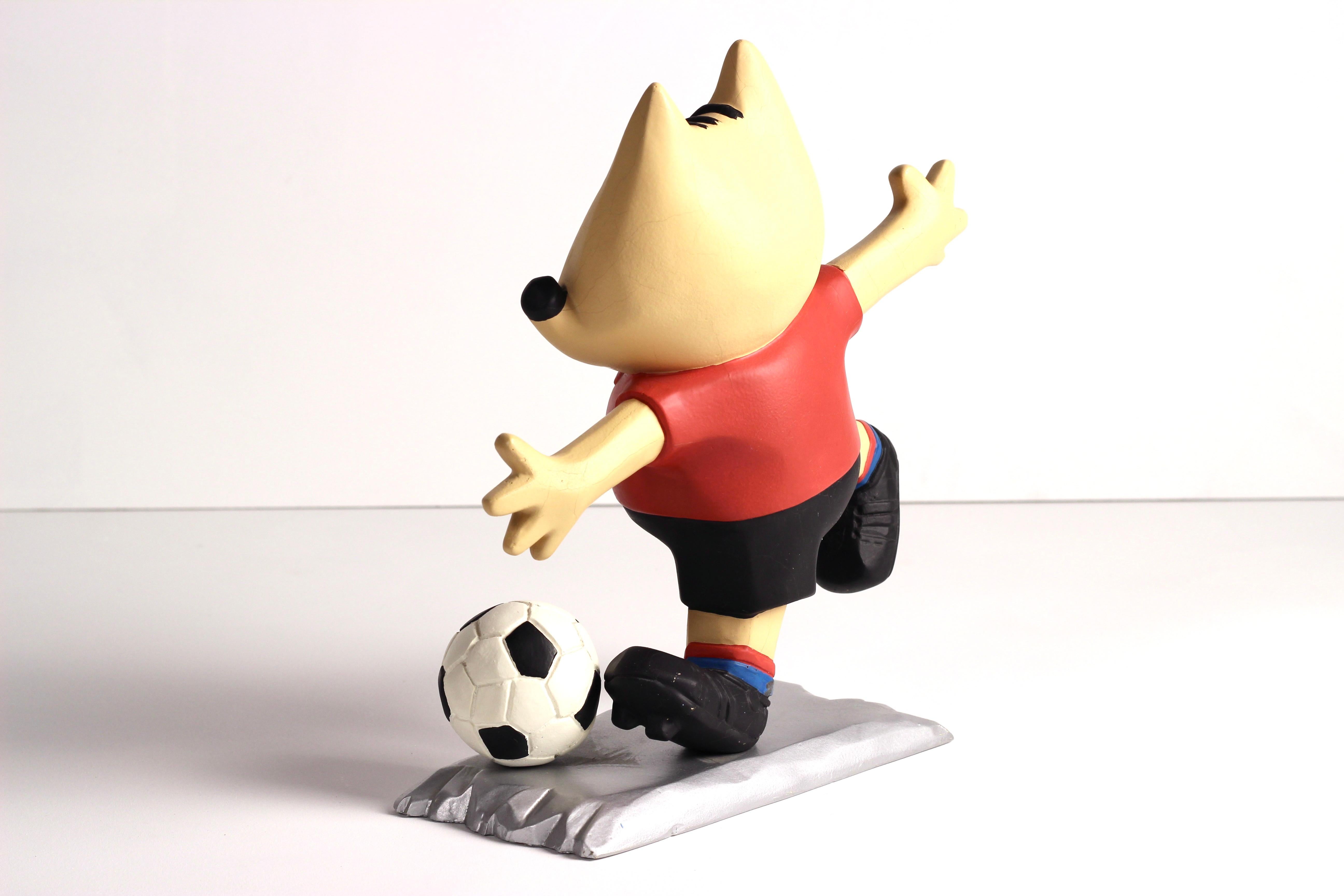 Barcelona Olympischer Fußball Mascot Cobi (1992) von Javier Mariscal (Gegossen) im Angebot