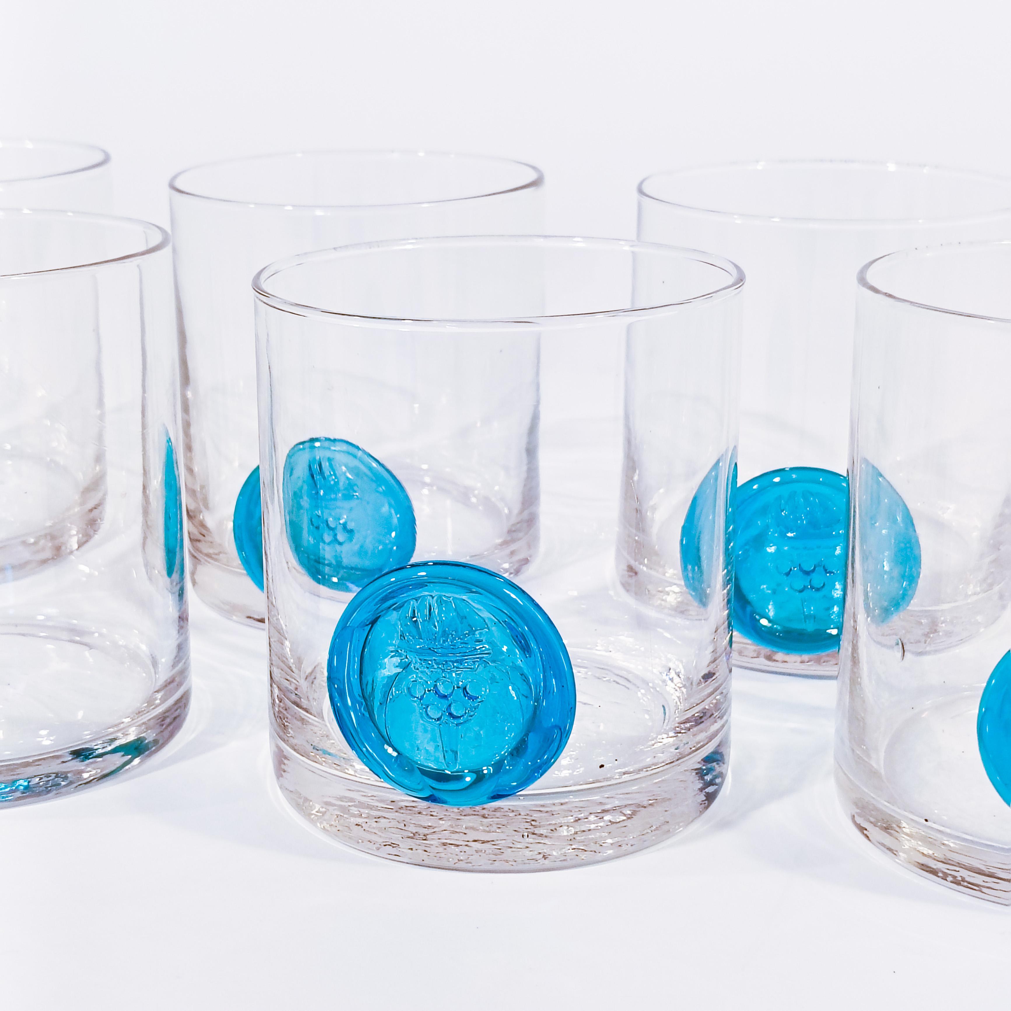 Barcelona Olympic Games hand-blown glasses by Gordiola, Spain, 1992 For Sale 4