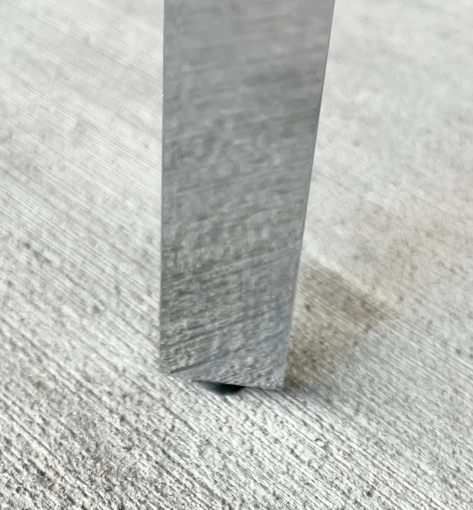 Irish Barcelona Silver X Coffee Table by Ludwig Mies Van Der Rohe For Sale