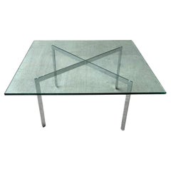 Barcelona Silver X Coffee Table by Ludwig Mies Van Der Rohe