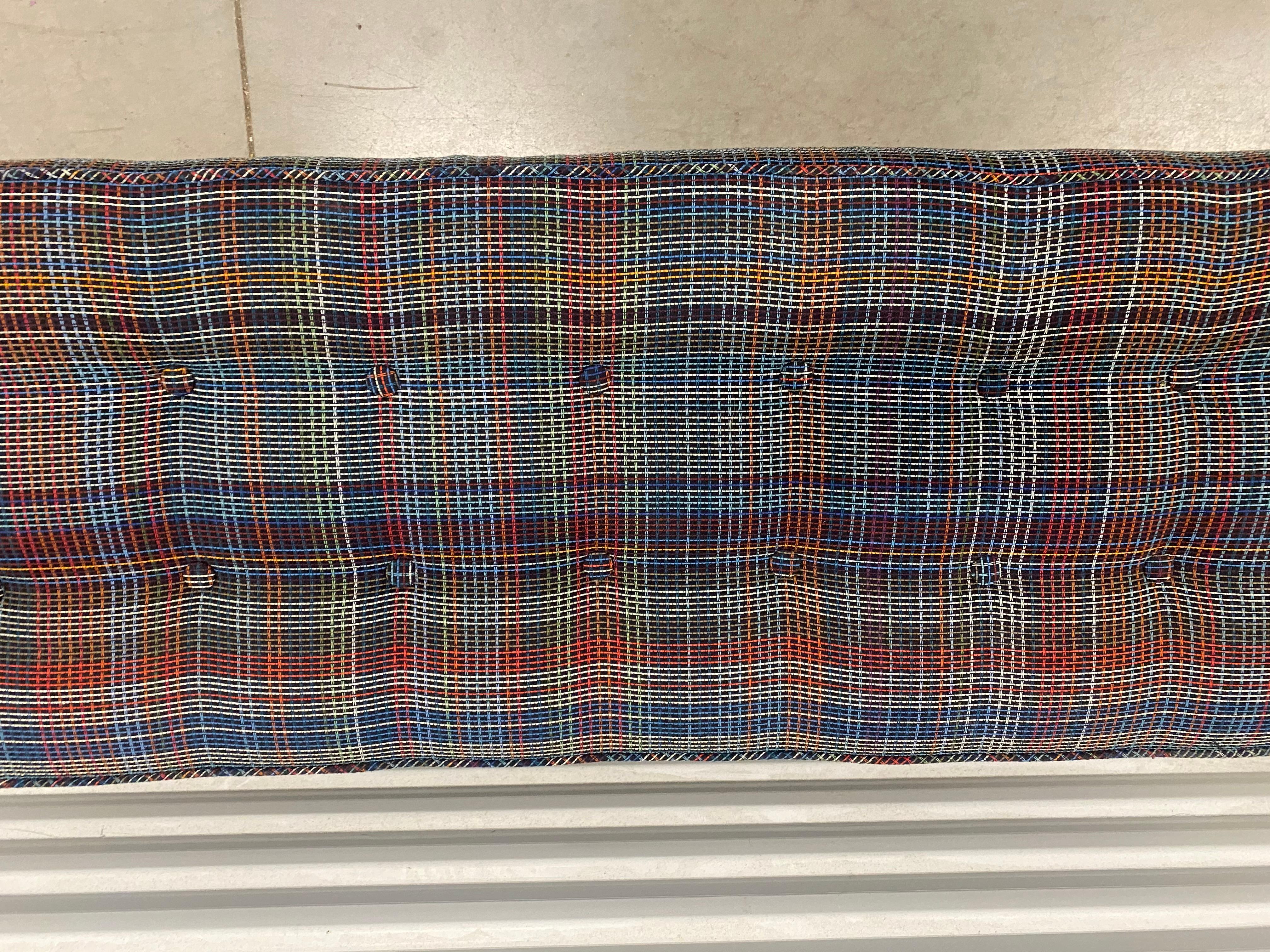 Fabric Barcelona Style Bench