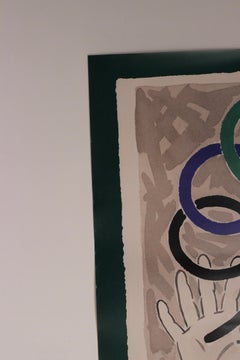 Barcelona Summer Olympic Poster 1992 by Artist Robert Llimós for the Xxv Games