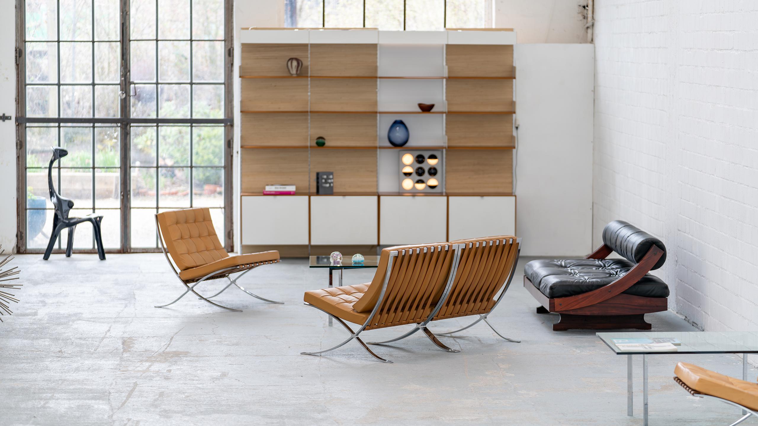 Knoll Barcelona Coffee Table - Barcelona Coffee Table by Ludwig Mies van der Rohe.

The so-called Barcelona Coffee Table by Knoll International was originally designed by Ludwig Mies van der Rohe not for the German Pavilion in Barcelona, but in 1929