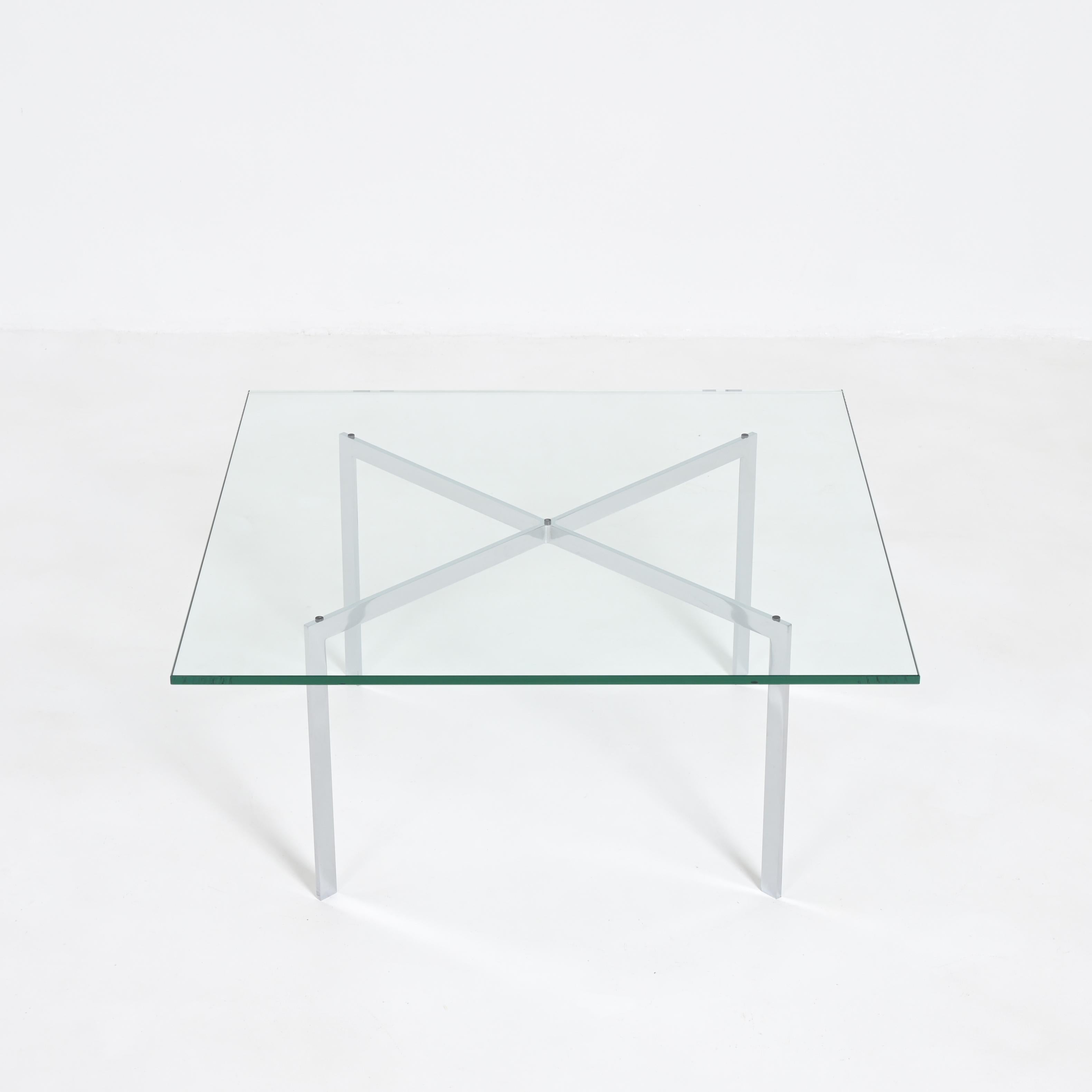 Américain Barcelona - Table basse Tugendhat de L. Mies van der Rohe pour Knoll Int. en vente