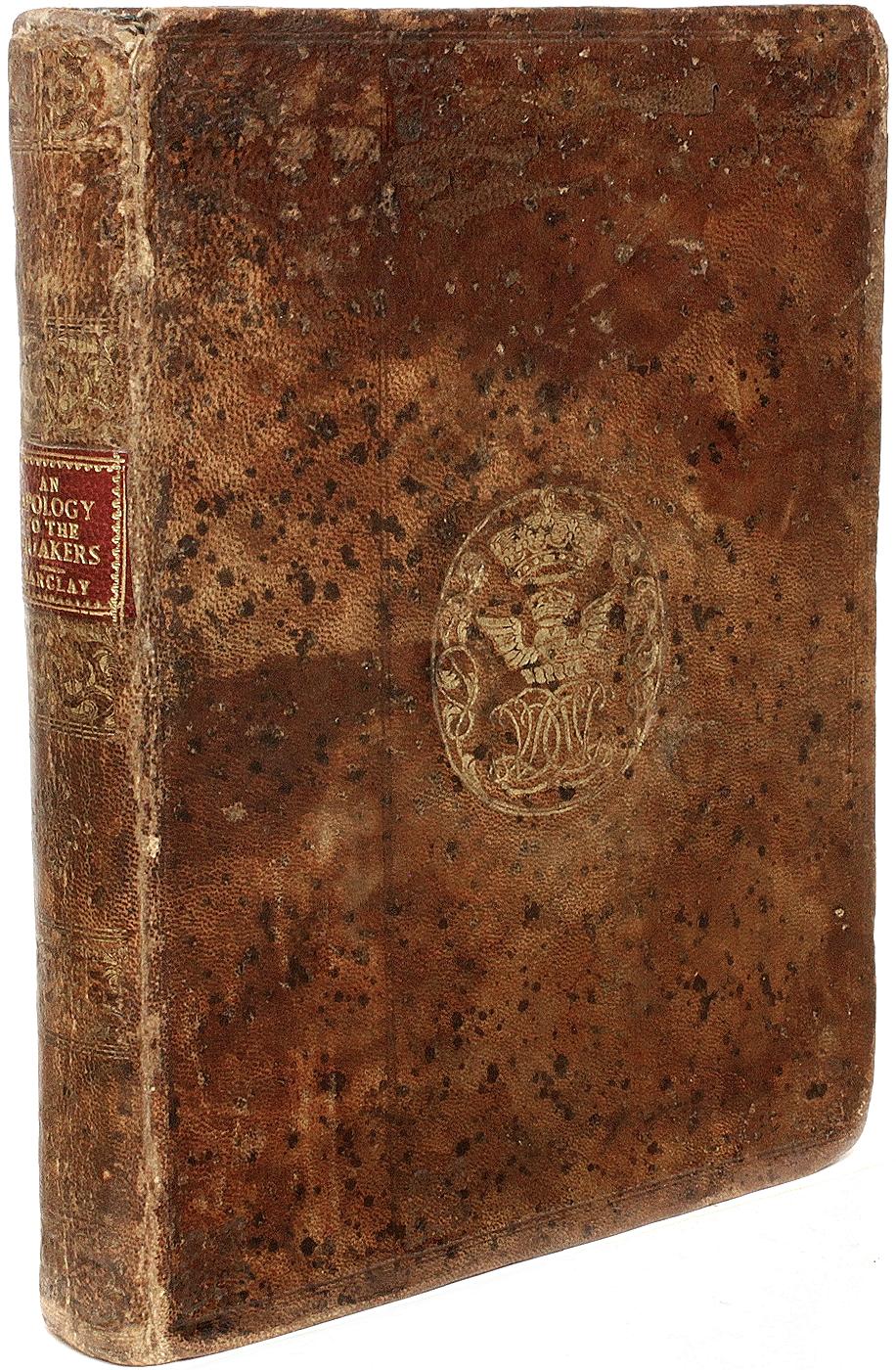 Late 17th Century BARCLAY. An Apology for the True Christian Divinity - 1678 - 1ST ED IN ENGLISH For Sale