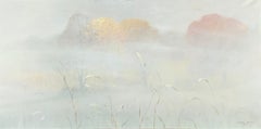 Oktober Fog (West Chester, Chester County, PA Landschaft)