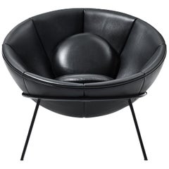 Bardi's Bowl Chair Black Leather