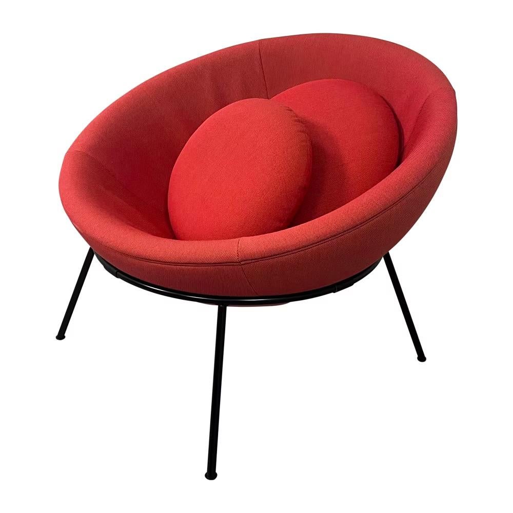 Bardi’s Bowl Chair, Red, Arper, Lina Bo Bardi, 1951,2012, Ltd. Edition, Italy.  Labelled and numbered. Limited edition of 500.

Revolutionary for its time, the Bardi's Bowl Chair transformed the way people sat. As opposed to the prevailing angular