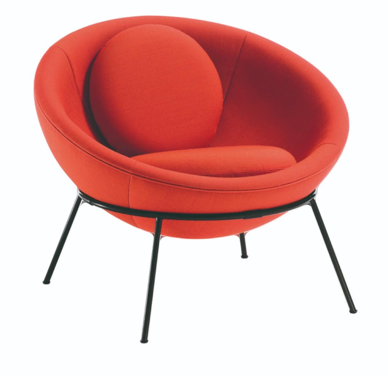 Italian Bardi’s Bowl Chair, Red, Arper, Lina Bo Bardi, 1951, 2012, Ltd. Edition, Italy.