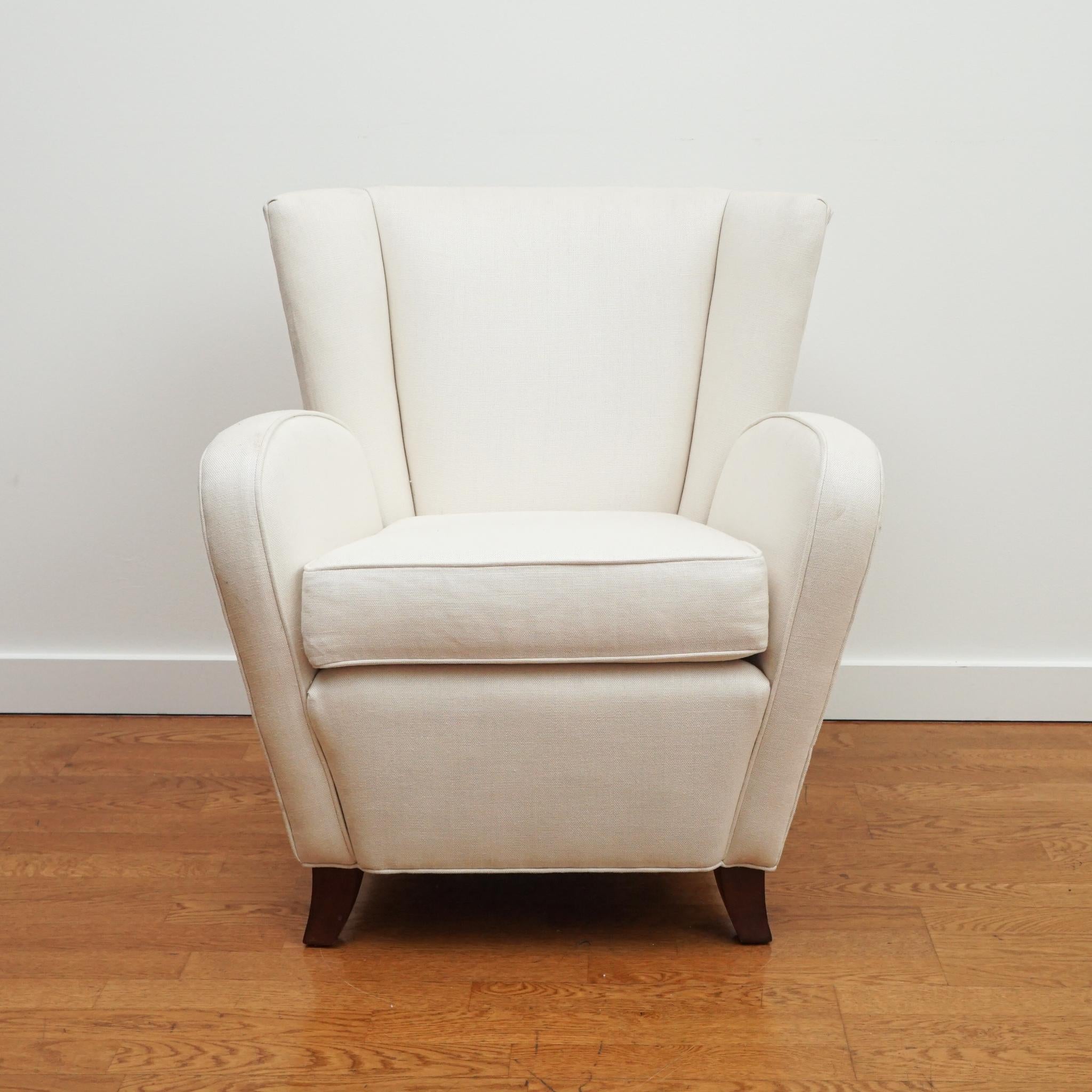 Bardot Wing Chair by Bunny Williams For Sale 5