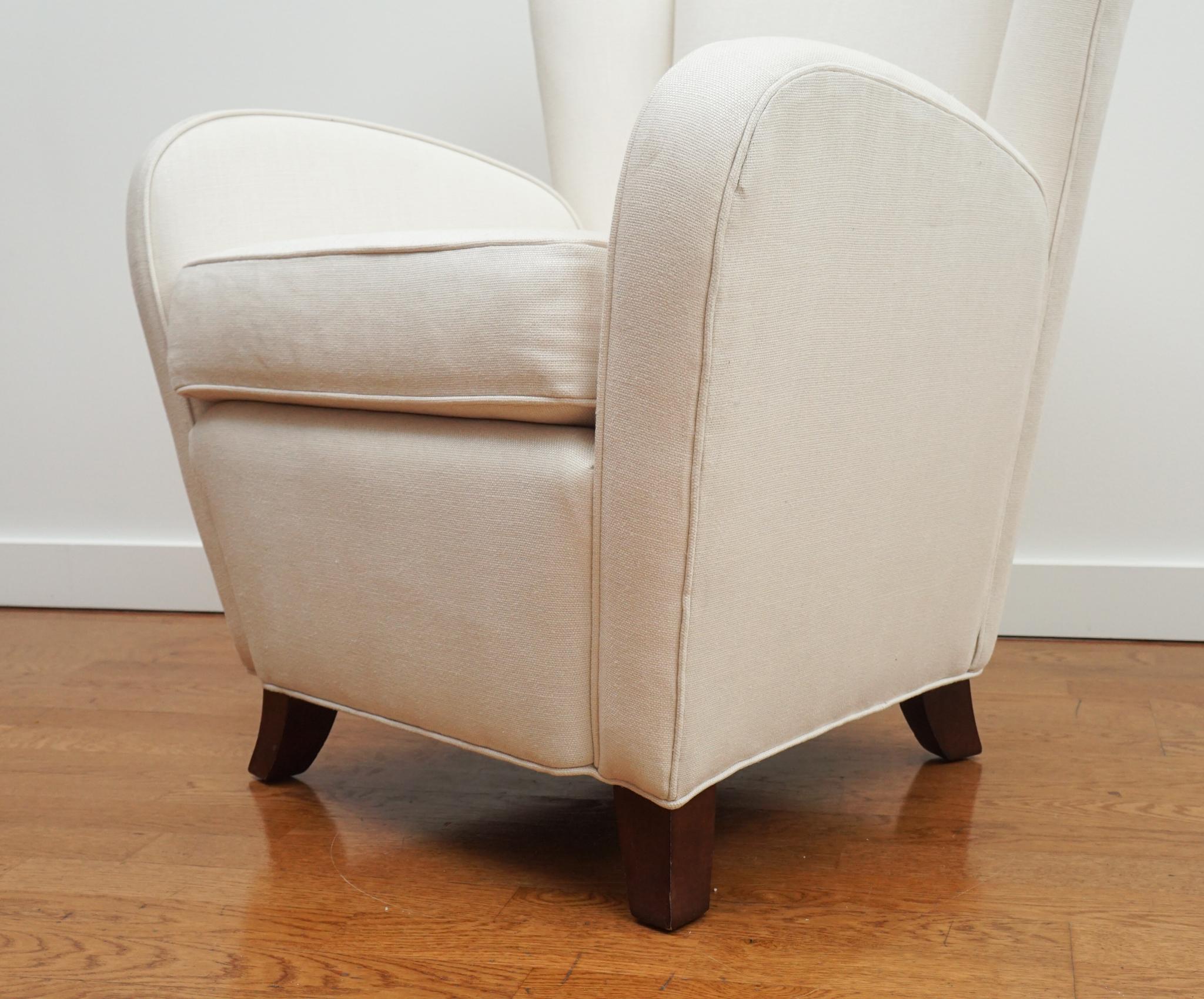 Bardot Wing Chair by Bunny Williams For Sale 3