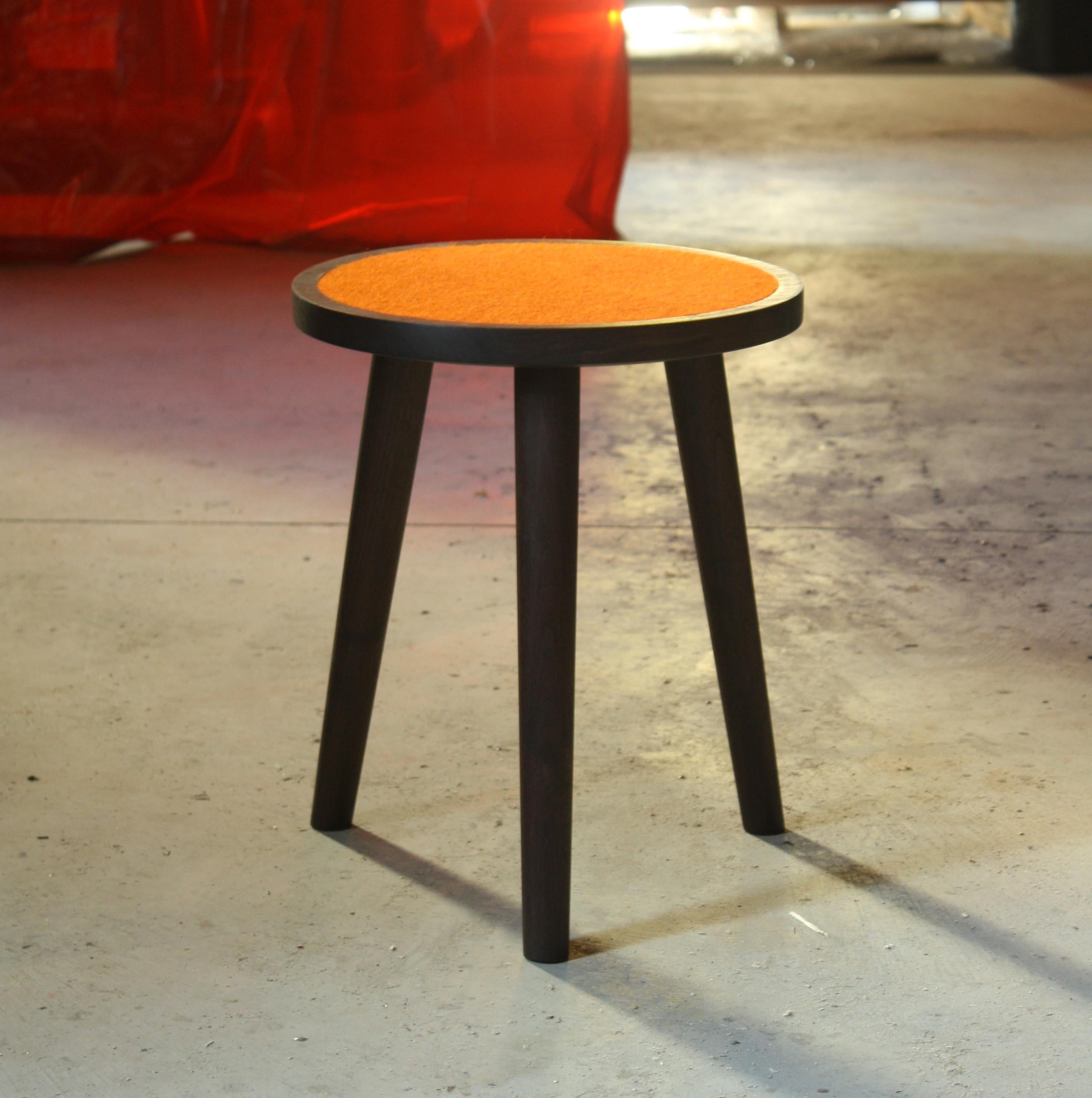 Bare a Handmade Wood Stool or Side Table Available in Custom Sizing and Finishes For Sale 1