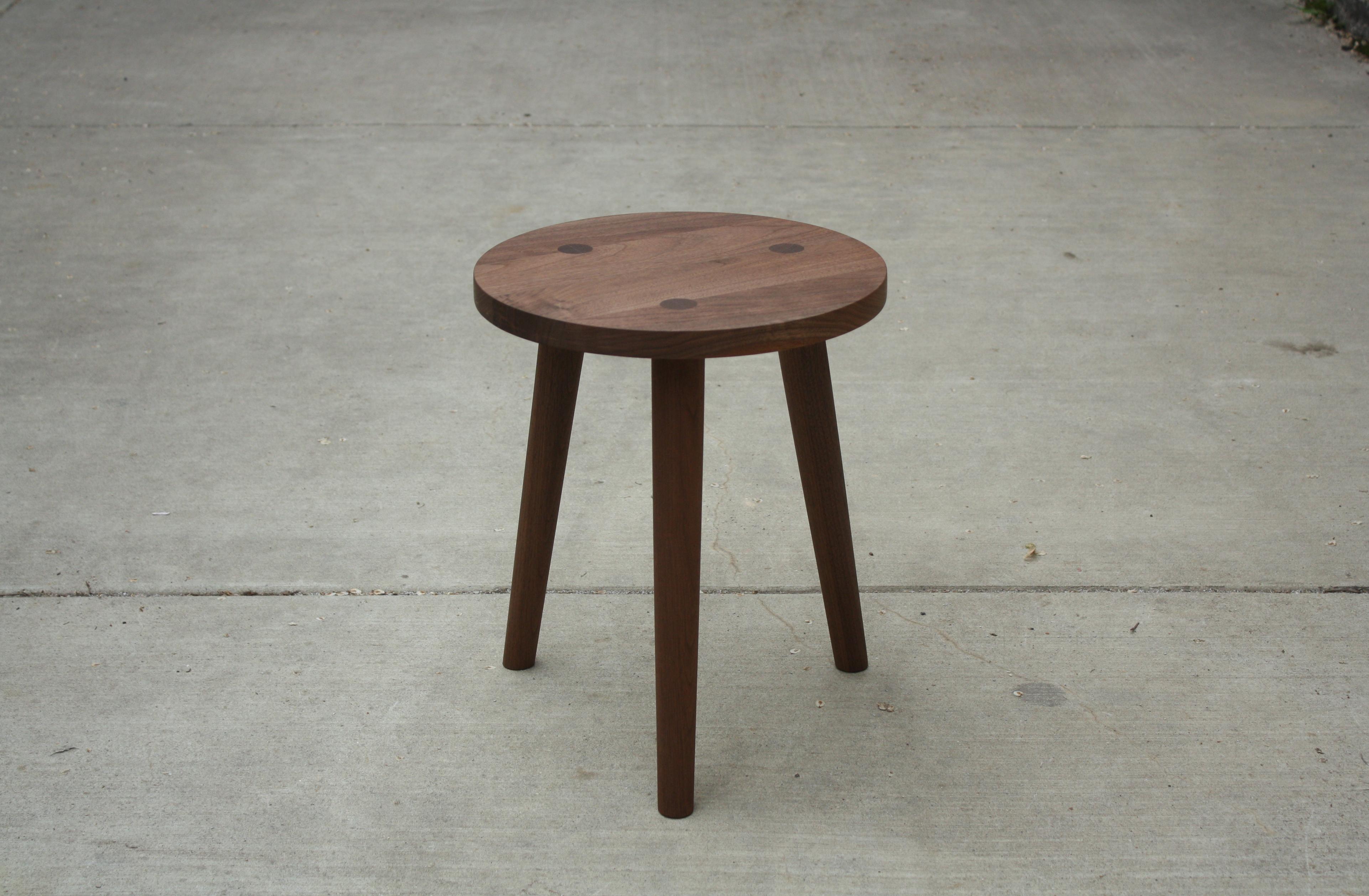 Ebonized Bare a Handmade Wood Table by Laylo Studio For Sale