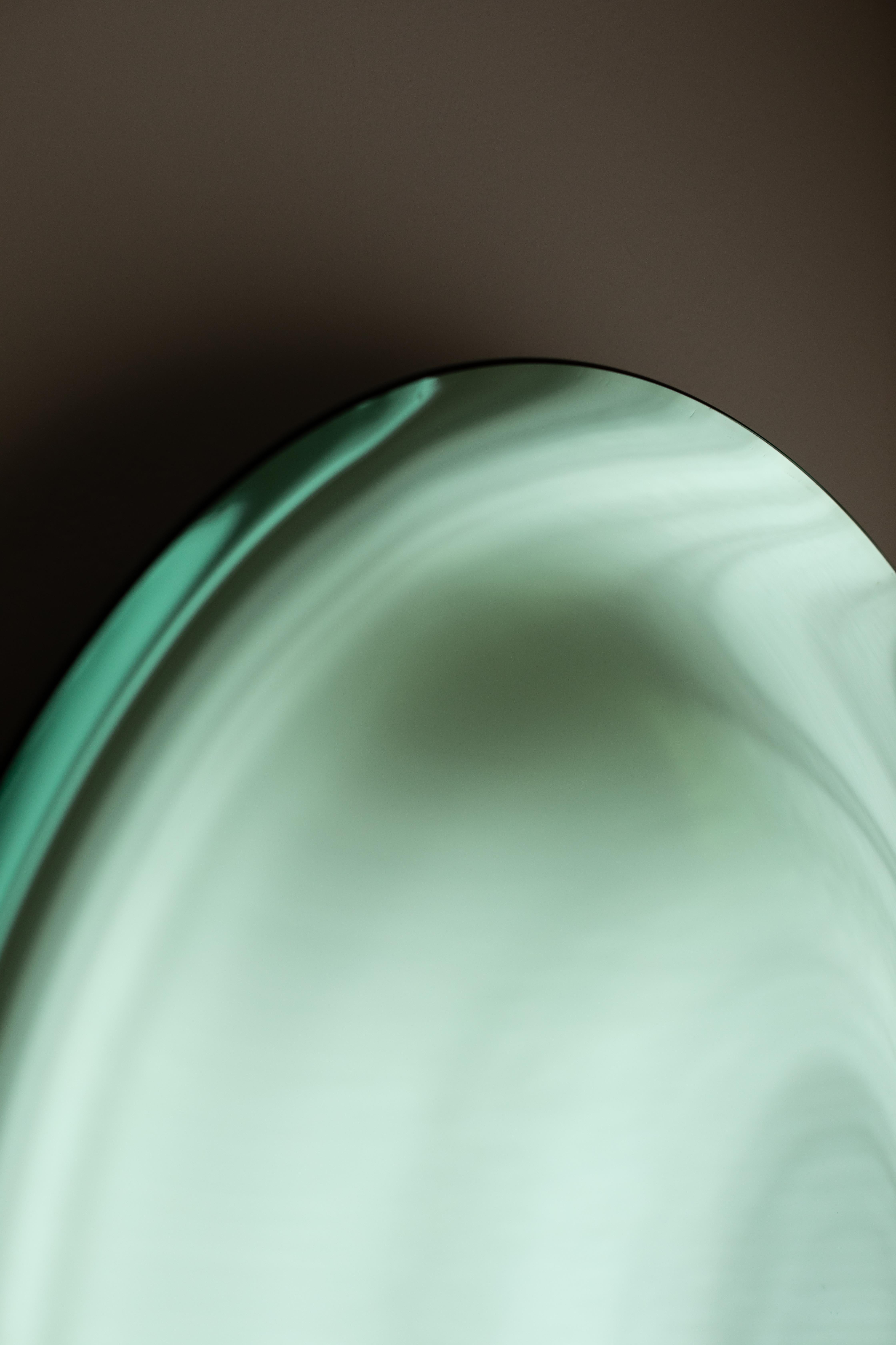 Miroir mural Bare Green par OOM Contemporary Glass en vente 2