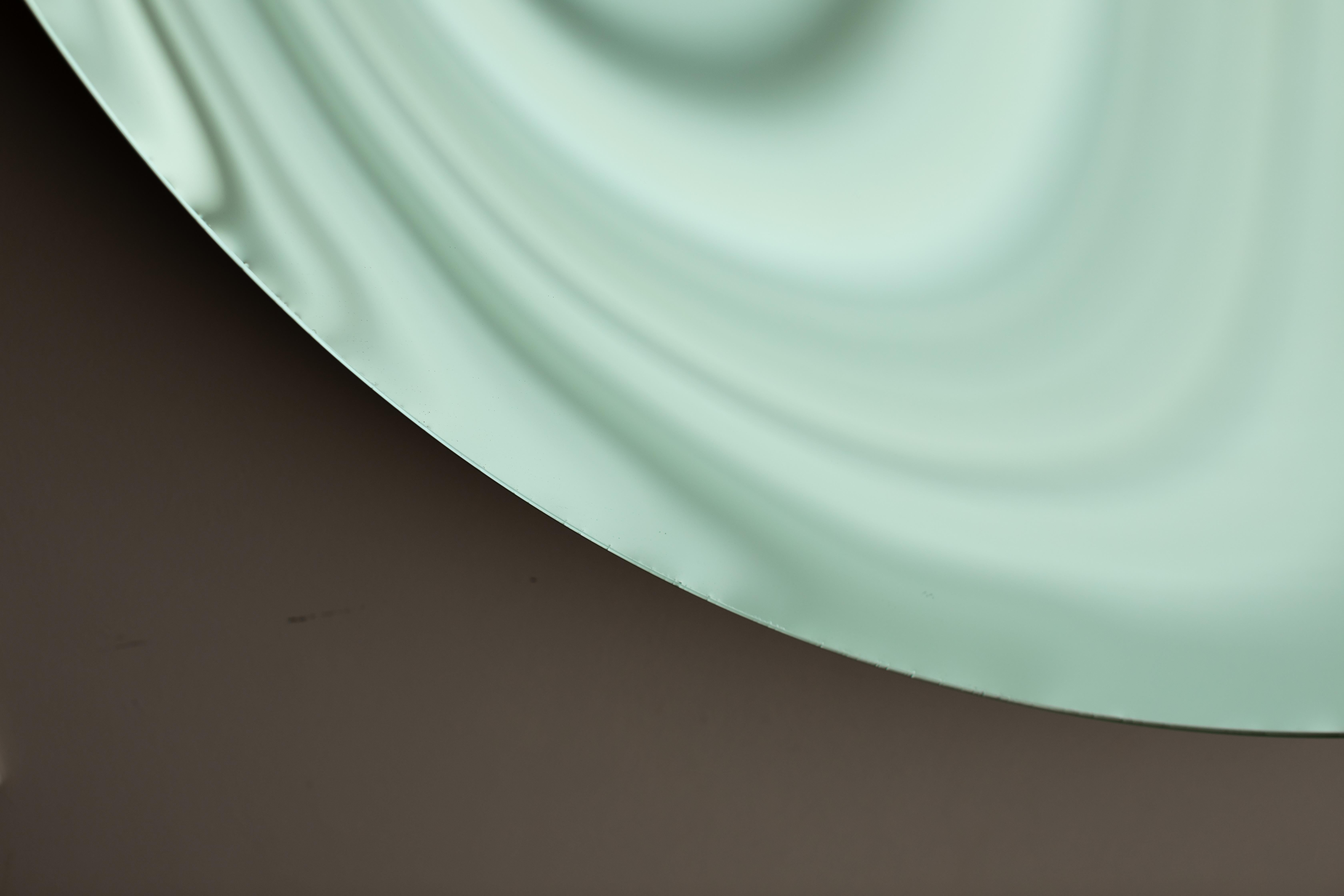 Miroir mural Bare Green par OOM Contemporary Glass en vente 3
