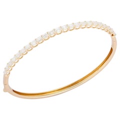 Bare Radiance 14K Yellow Gold Diamond Bangle Bracelet
