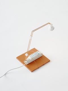B.A.R.E Series, 'Small Simple' Copper Table Lamp by Lucas Muñoz Muñoz