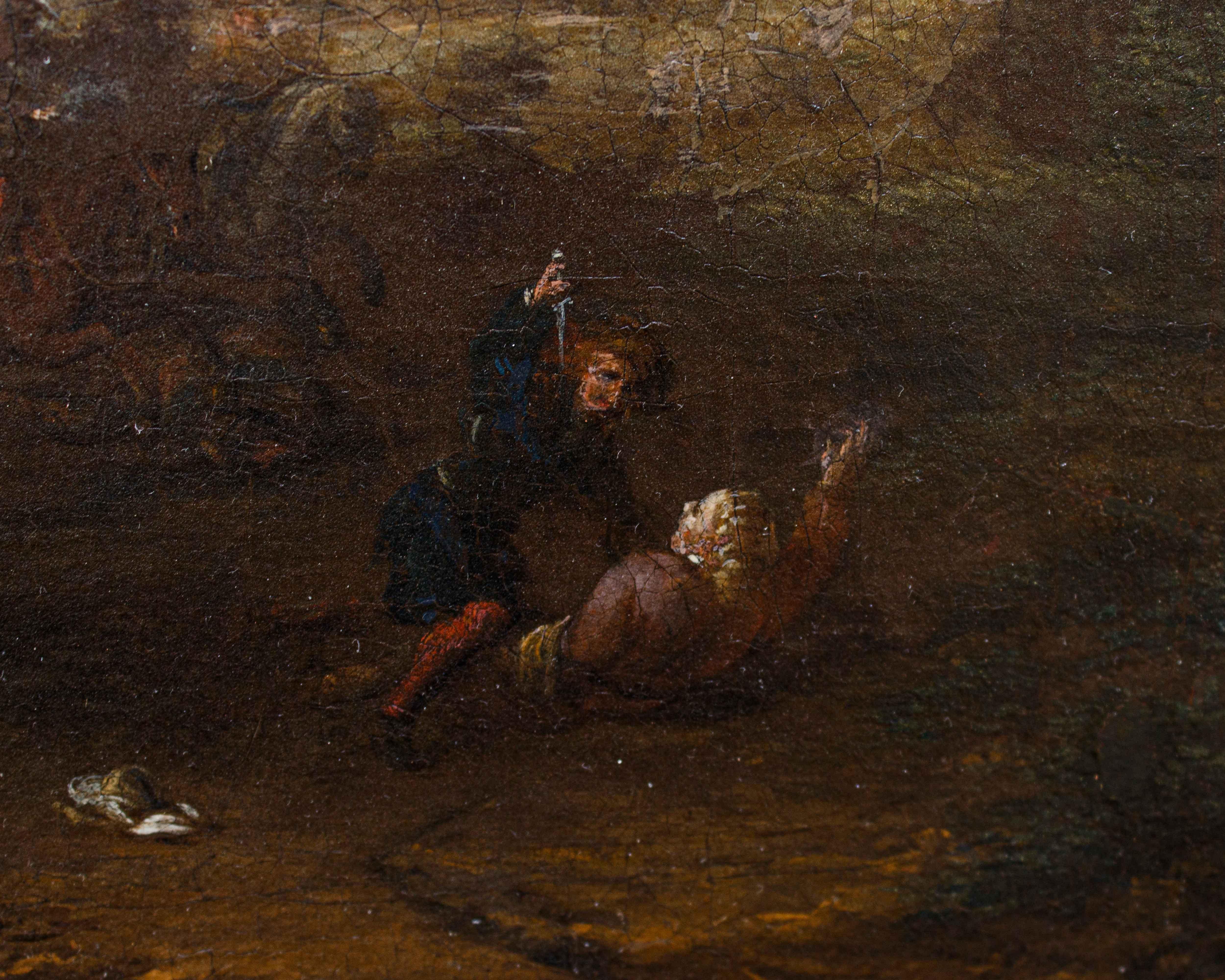 Barent Gael (1630/1635 – 1698), Coppia di paesaggi con scene di genere im Angebot 19