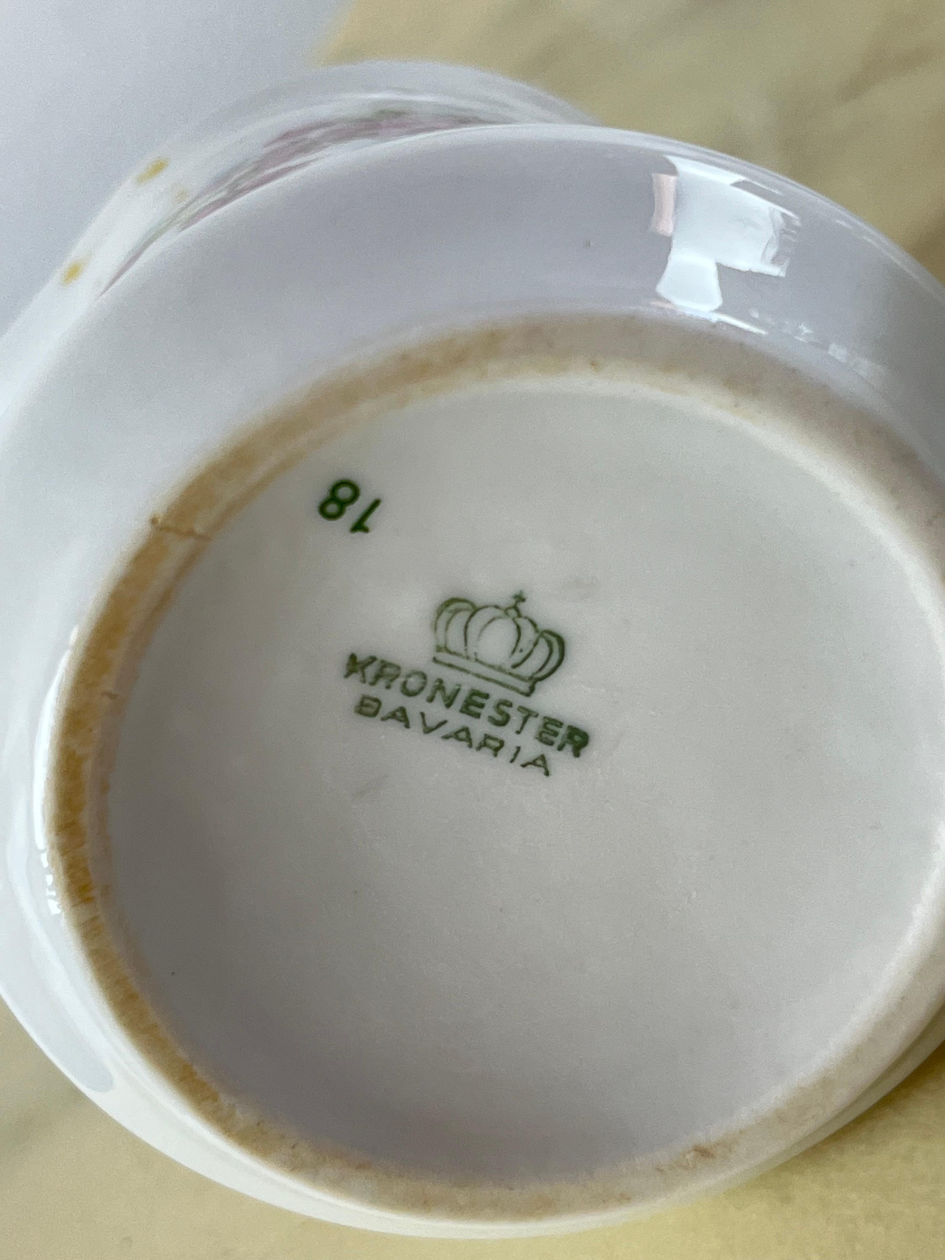 Allemand Service à café Bareuther de Bavière, fabriqué en Allemagne, années 1980 en vente