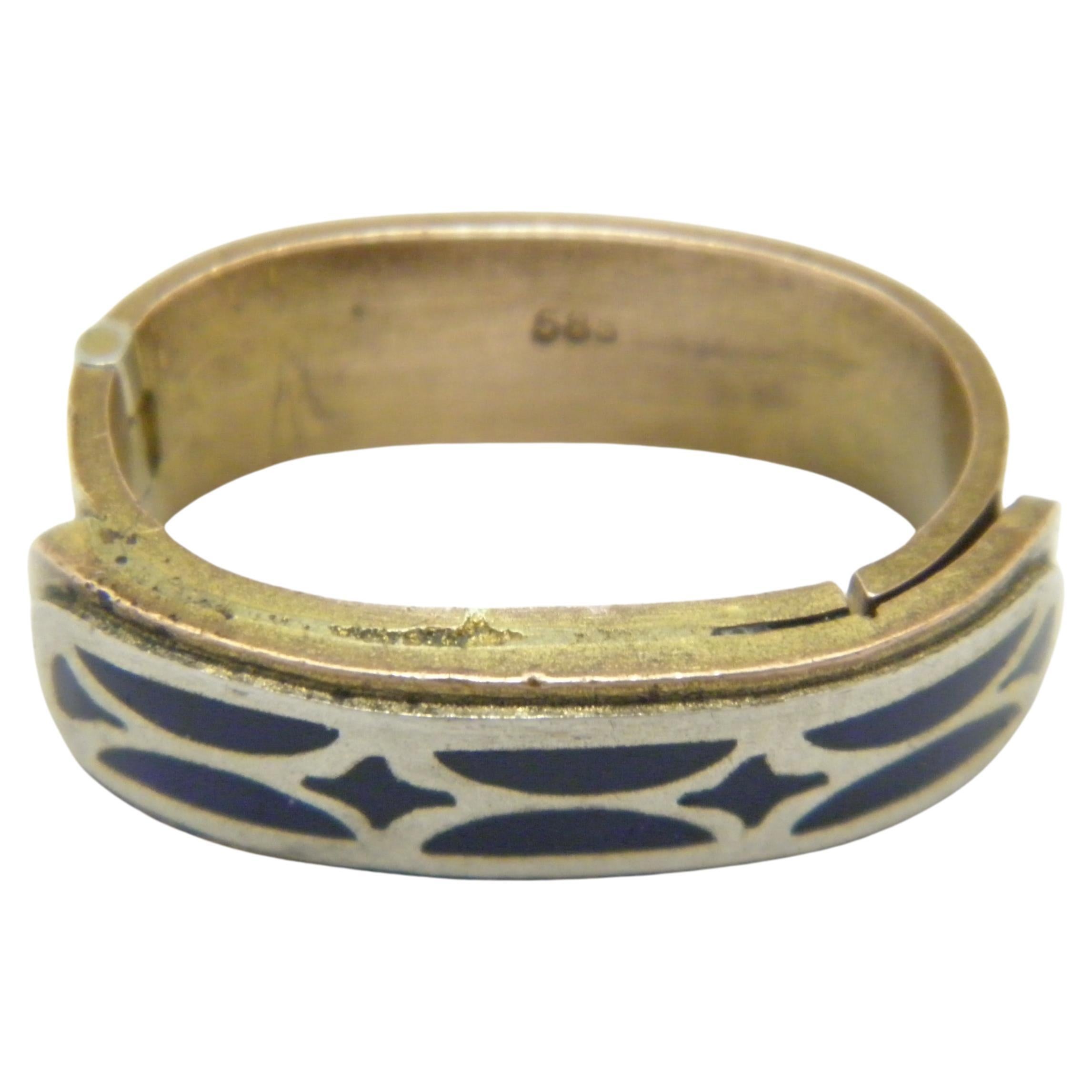 Vintage Bronze Cartier Scarf Ring