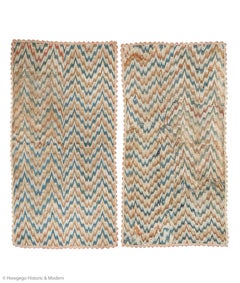 Bargello Flamestitch Silk Embroidery Florence Spetchley Park Bed Curtains Pair