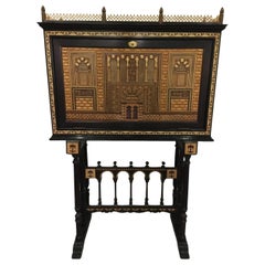 Bargueño en marquetería , S.XIX - XX .