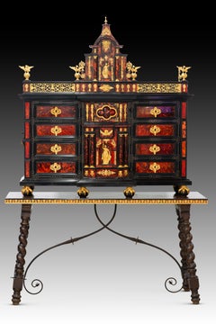 Bargueño. Tortoiseshell, gilt bronze, wrought iron, etc. 17th and 20th c.