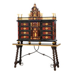 Bargueño. Tortoiseshell, gilt bronze, wrought iron, etc. 17th and 20th c.