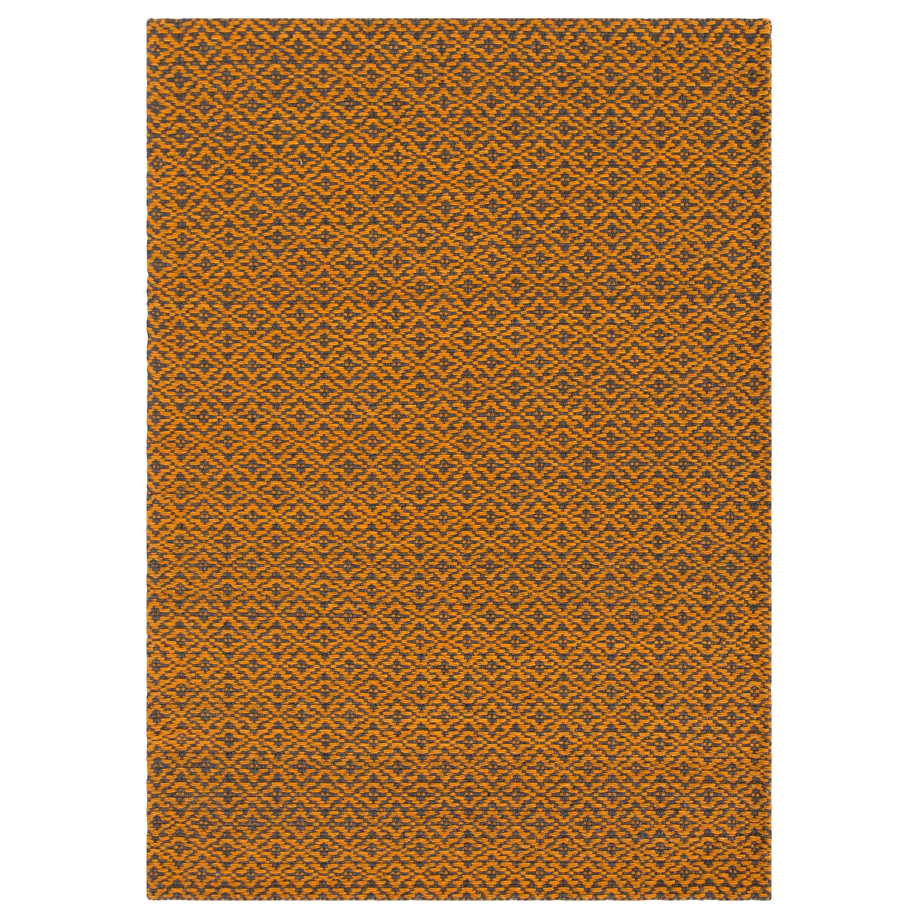 Bari Large Wool Rug in Orange by GAN For Sale