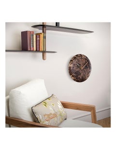 Bari M Wall Clock by Nomon: Modern Marble & Brass Design from Spain