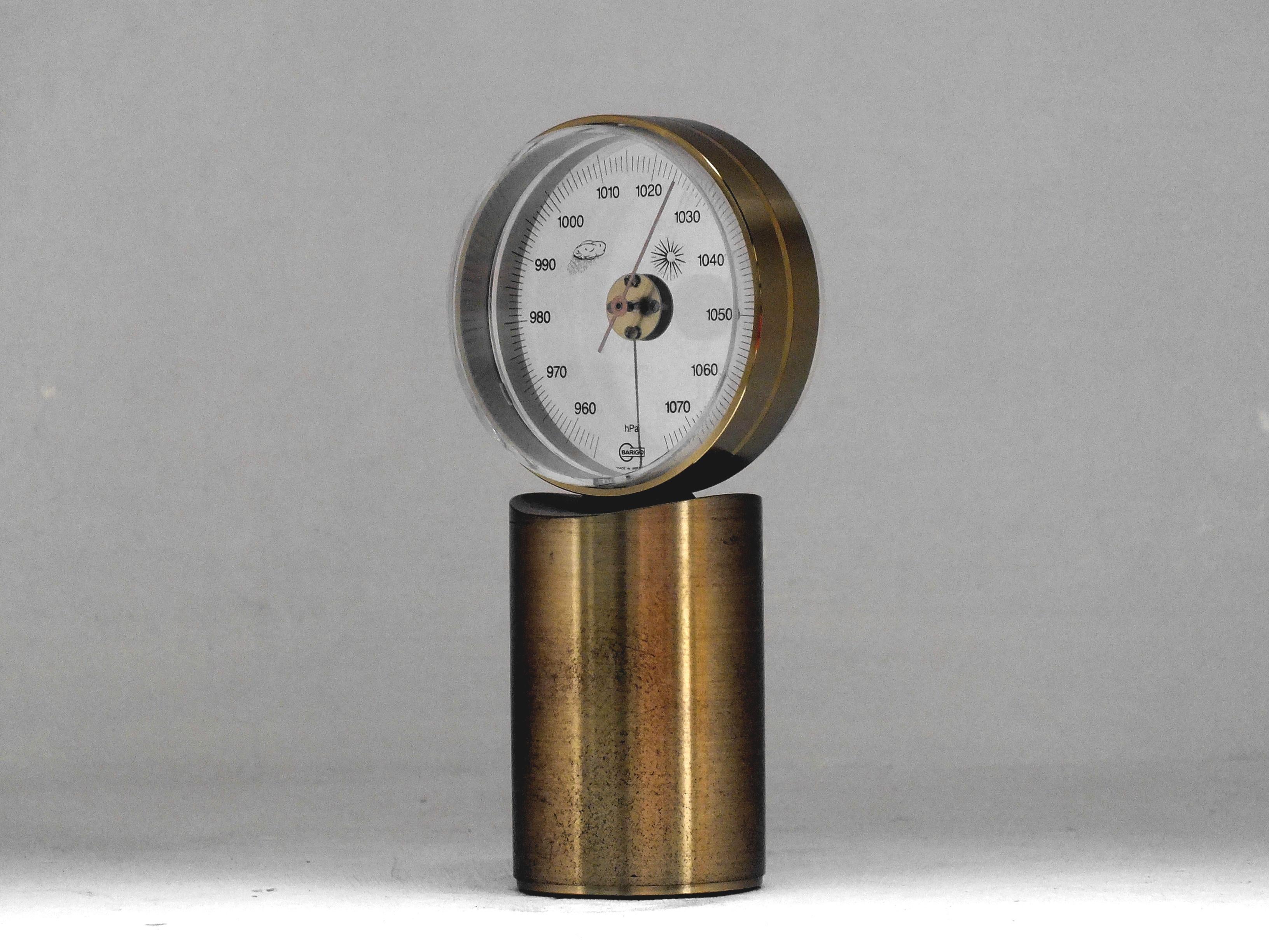 Mid-Century Modern Barigo Allemagne, design de baromètre fin des années 80 en vente